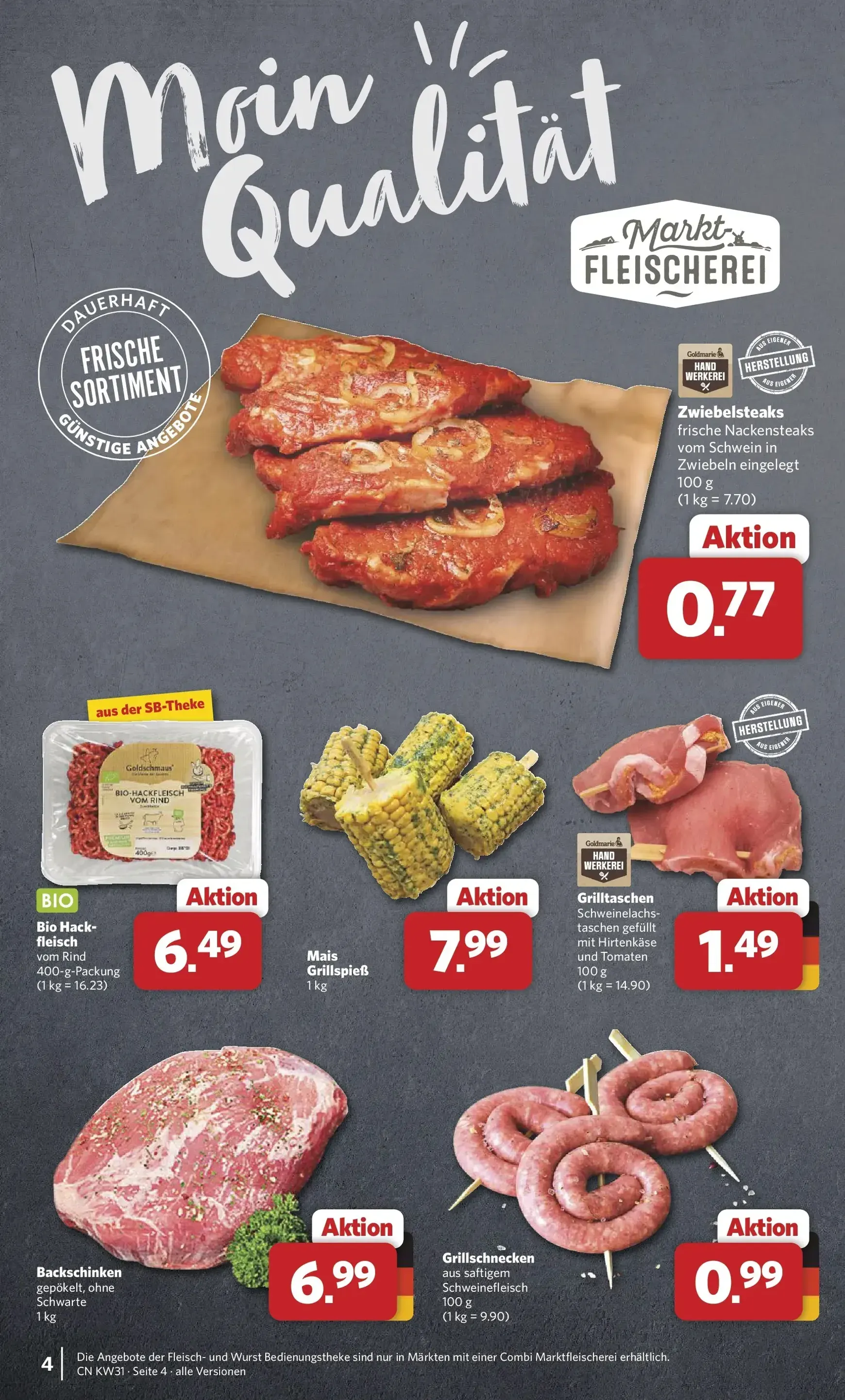 Combi - Isringhausen Prospekt – von Montag 27.07.2026 bis Samstag 01.08.2026 von 27. Juli bis 1. August 2026 - Prospekt seite 4