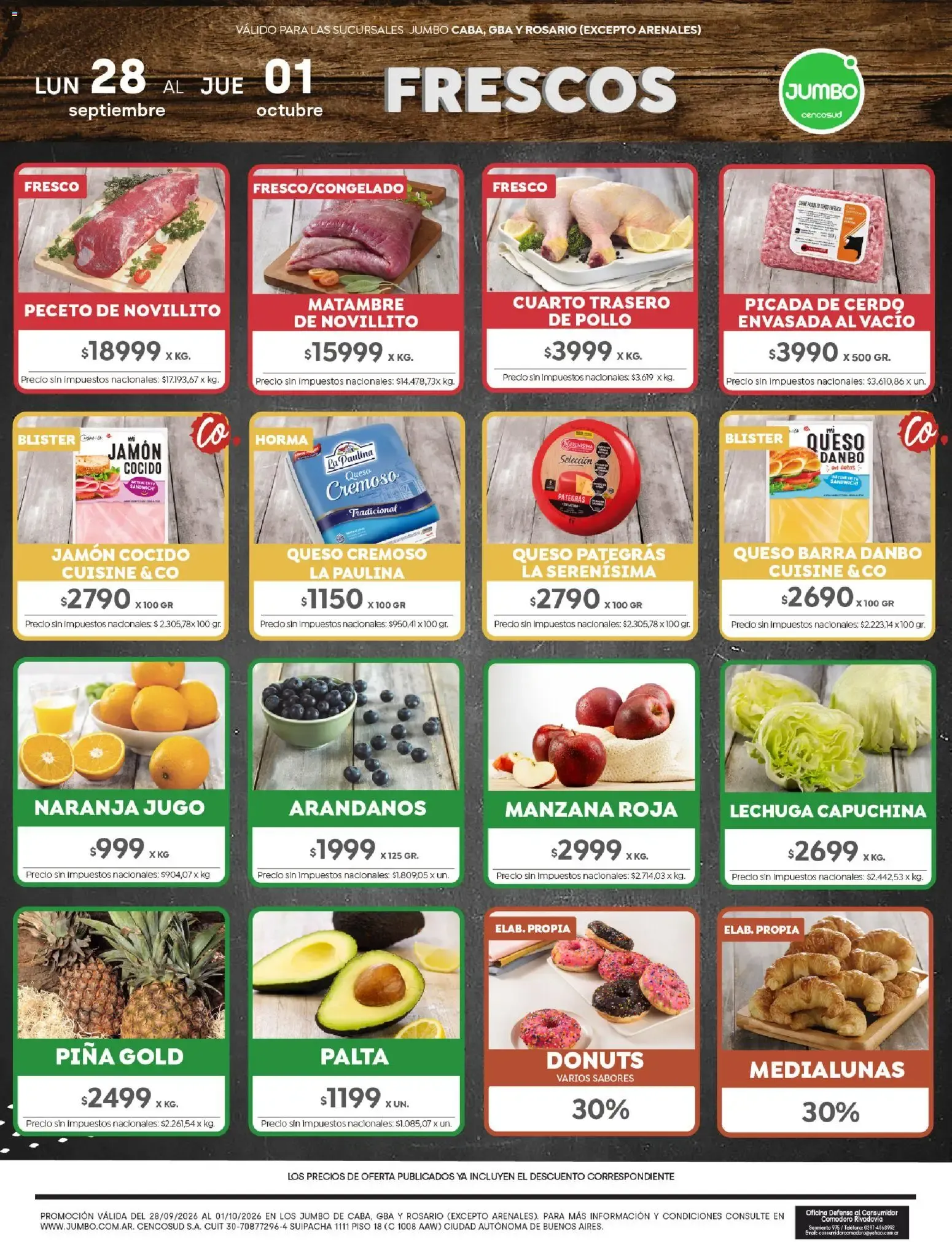 Ofertas de Jumbo - Ofertas del 28/09/2026 - 01/10/2026 28 de septiembre al 1 de octubre 2026 - Página 1 del catálogo
