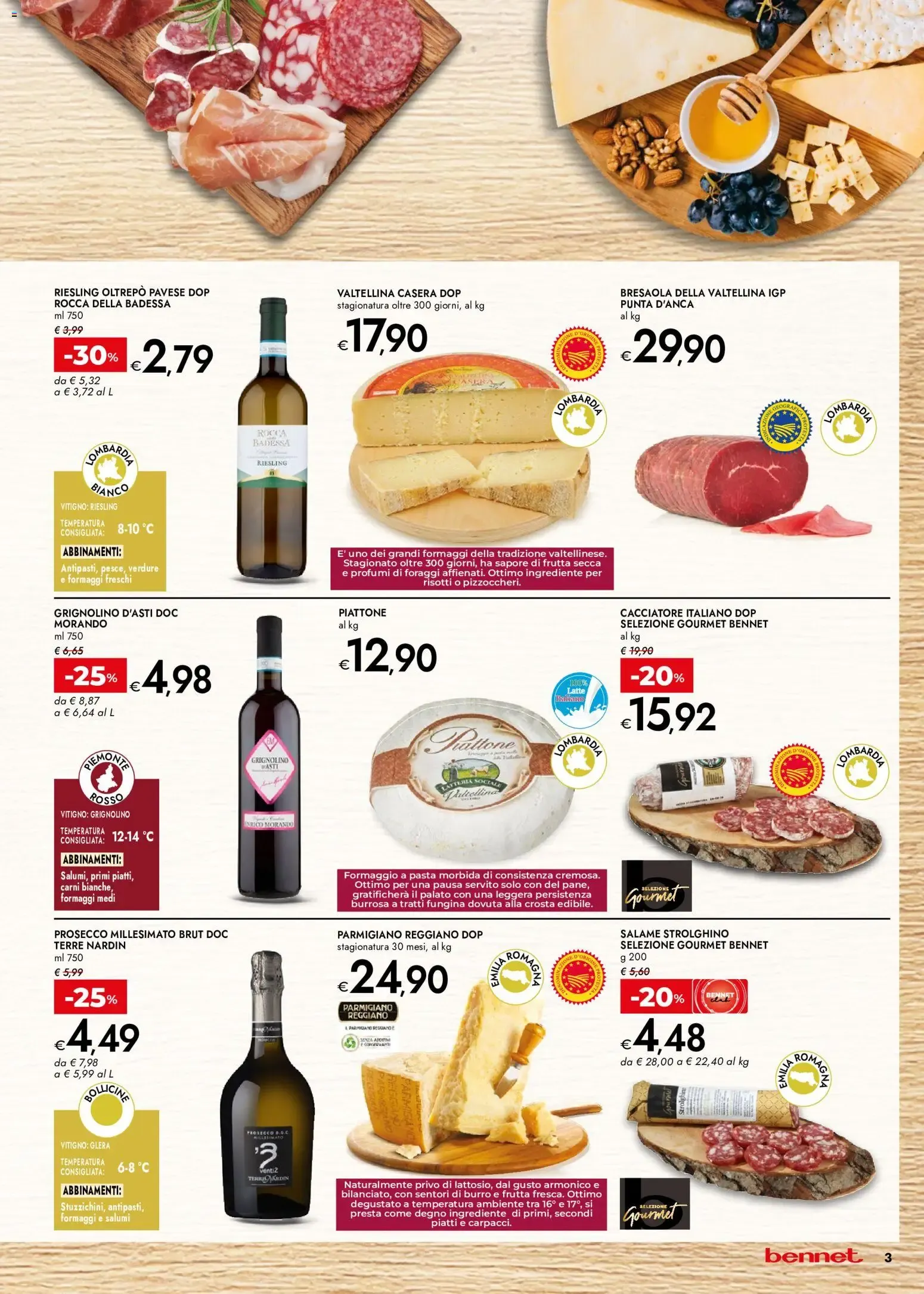 Nuovo bennet volantino Sapori D´Italia dal 15/10/2026 > offerte anteprima 🛍️ da 15 ottobre a 28 ottobre di 2026 - Pagina del volantino 3