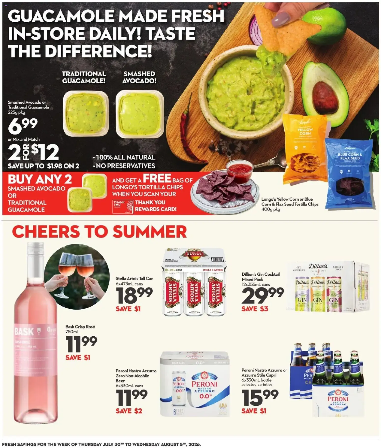 Longo's weekly flyer / circulaire from August 6 to August 12 2026 - flyer page 17
