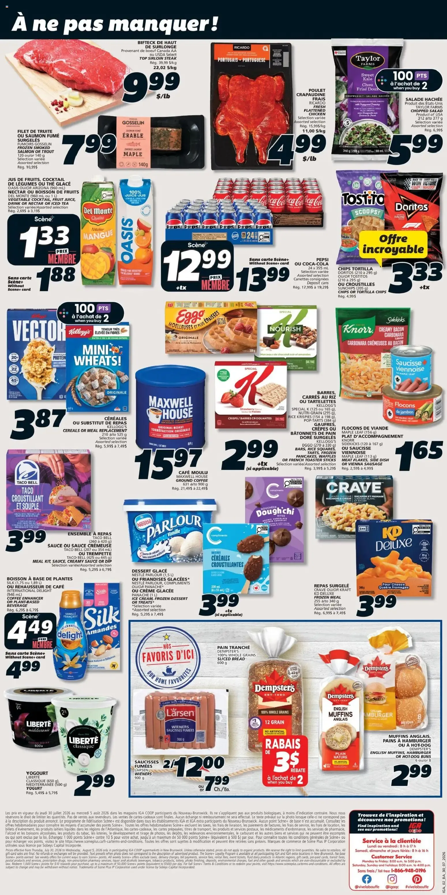 IGA Coop: Prix Vérifiés from July 30 to August 5 2026 - flyer page 2