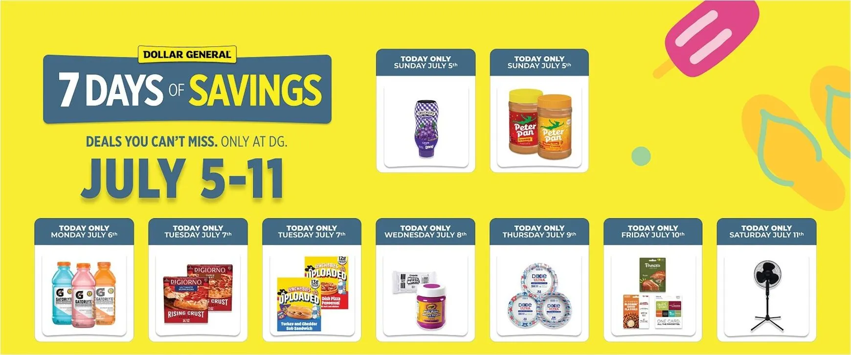 Weekly ad Dollar General Flyer from July 5 to July 11 2026 - Page 2