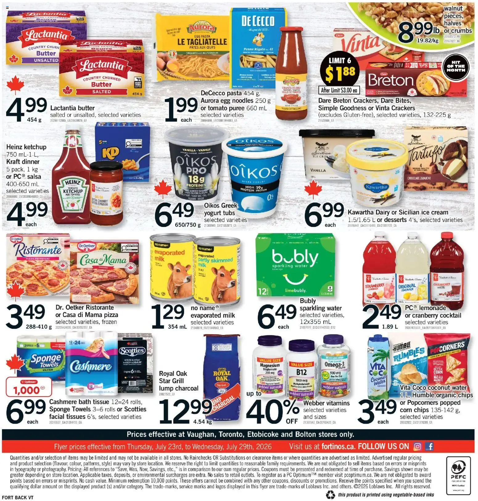 Fortinos weekly flyer / circulaire from Jul 23, 2026 > weekly specials & deals from July 23 to July 29 2026 - flyer page 2