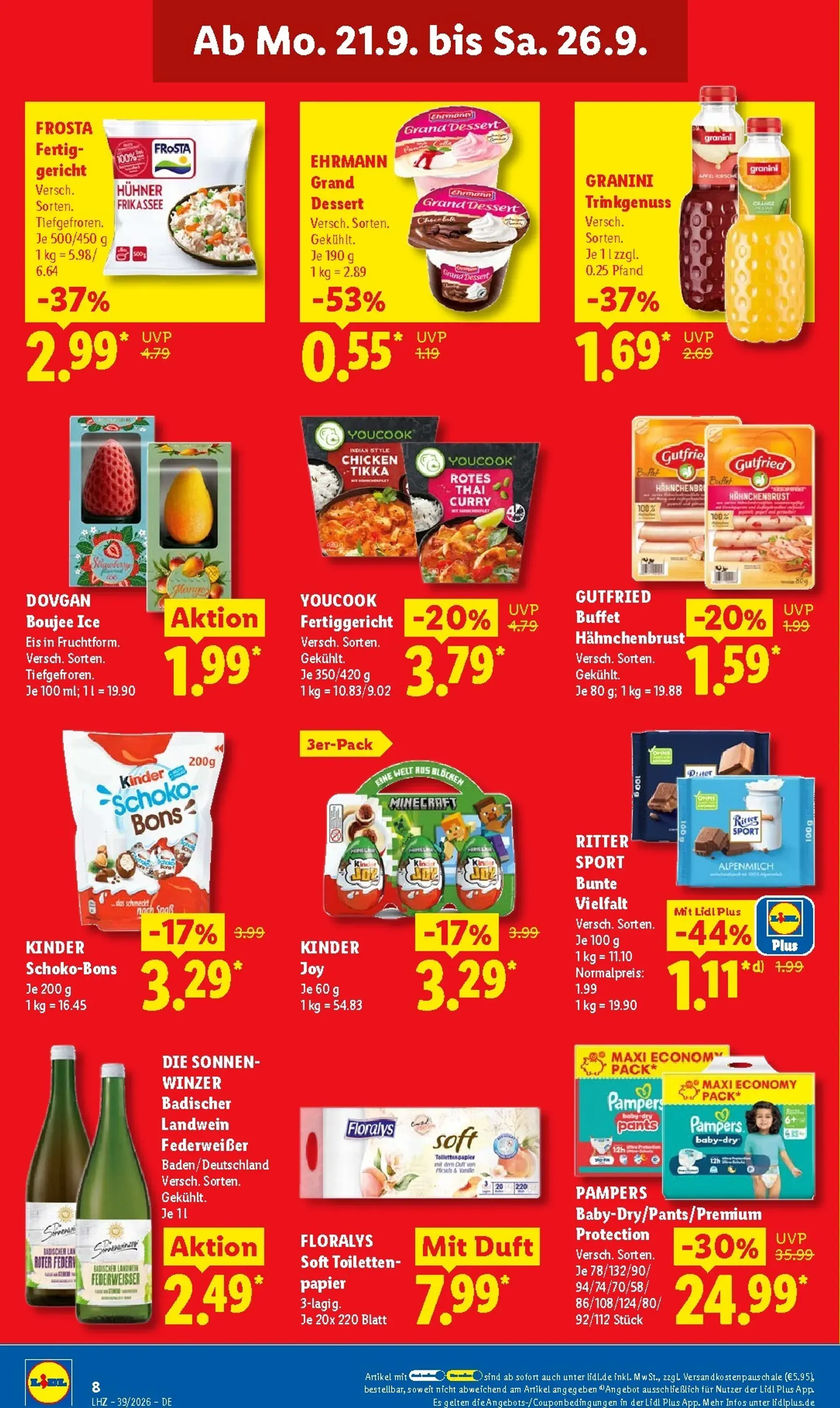 Lidl Prospekt nächste Woche – von Montag 21.09.2026 bis Samstag 26.09.2026 von 21. September bis 26. September 2026 - Prospekt seite 15