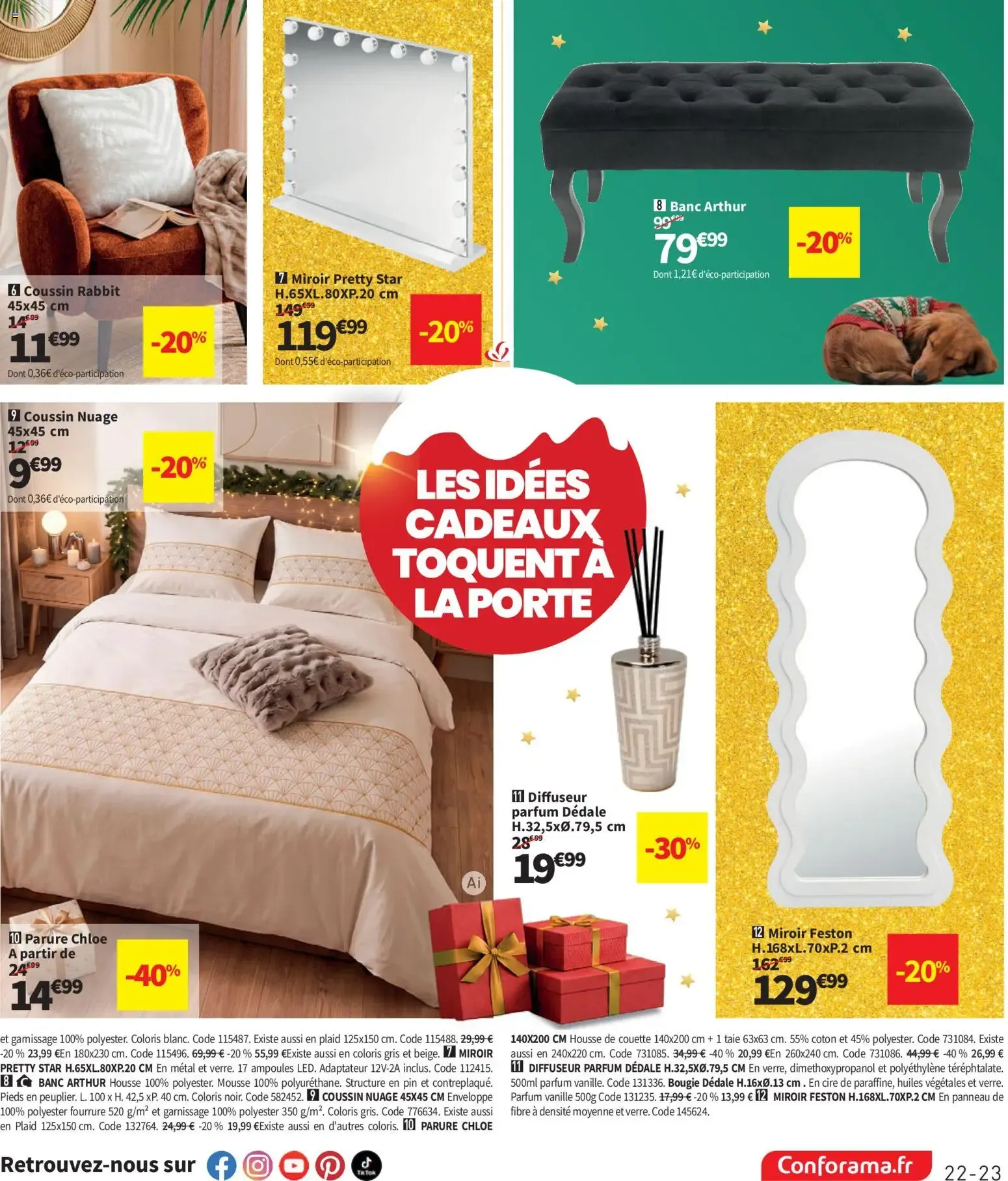 Conforama - Promos de Noël du 27 octobre au 25 décembre 2026 - Catalogue page 23