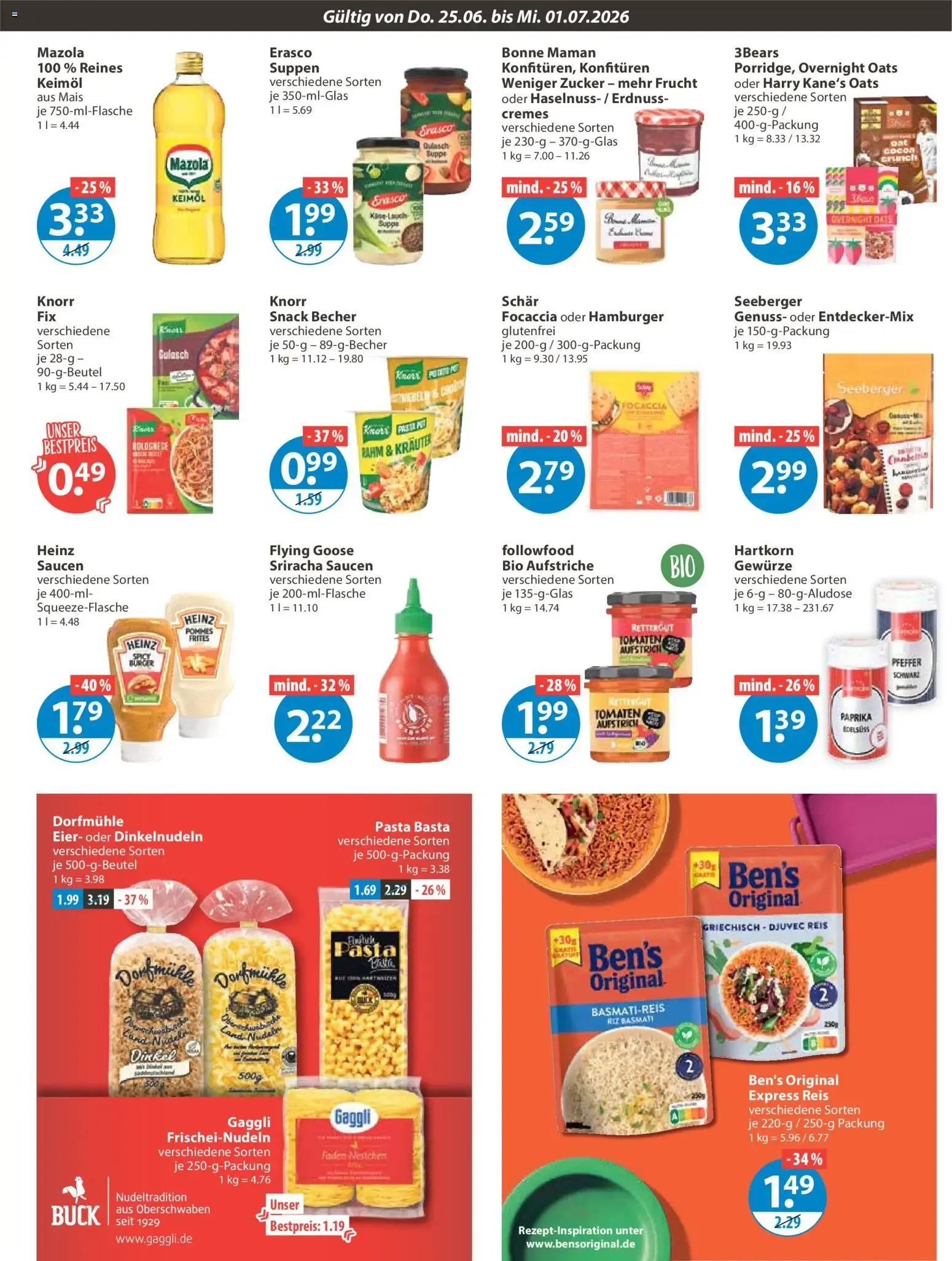 Angebote V-Markt Angebote (ab 25.06.2026) von 25. Juni bis 1. Juli 2026 - Prospekt seite 6