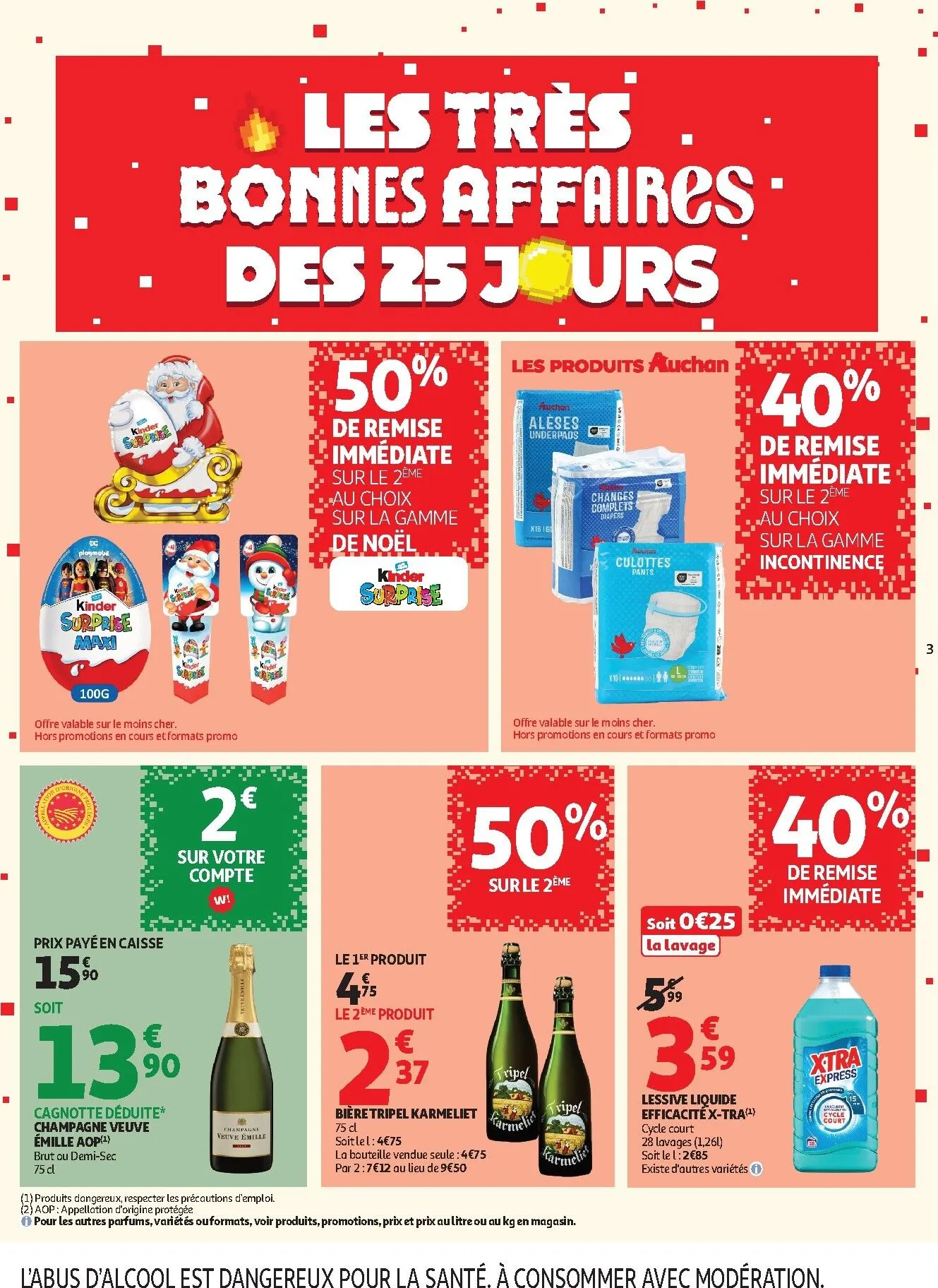 Current Auchan supermarché - 25 jours leaflet valid from du mardi 27/10/2026 to du samedi 31/10/2026 du 27 octobre au 31 octobre 2026 - Catalogue page 3