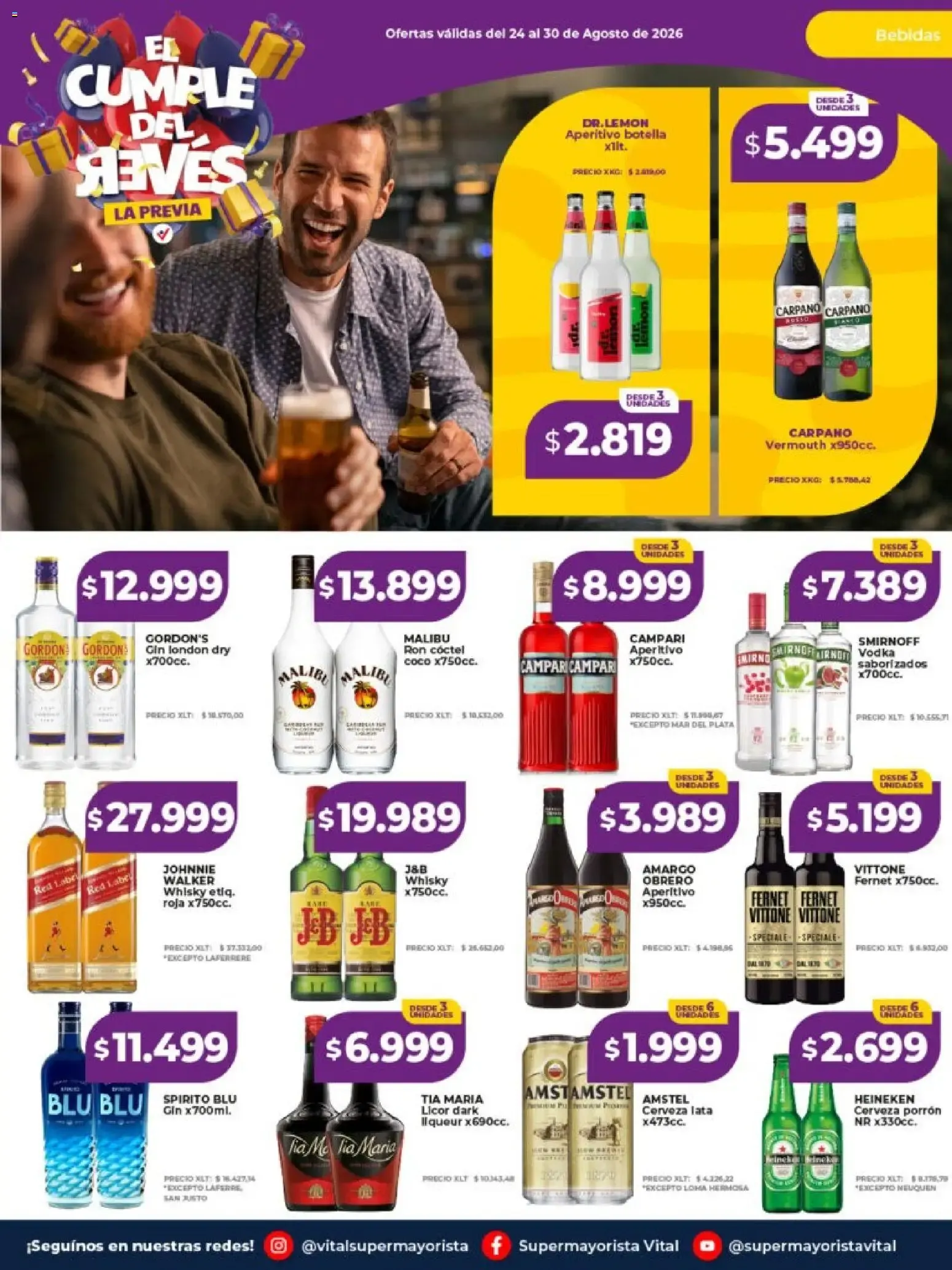 Ofertas de Vital Supermayorista - El Cumple del Revés - Ofertas 24 de agosto al 30 de agosto 2026 - Página 13 del catálogo