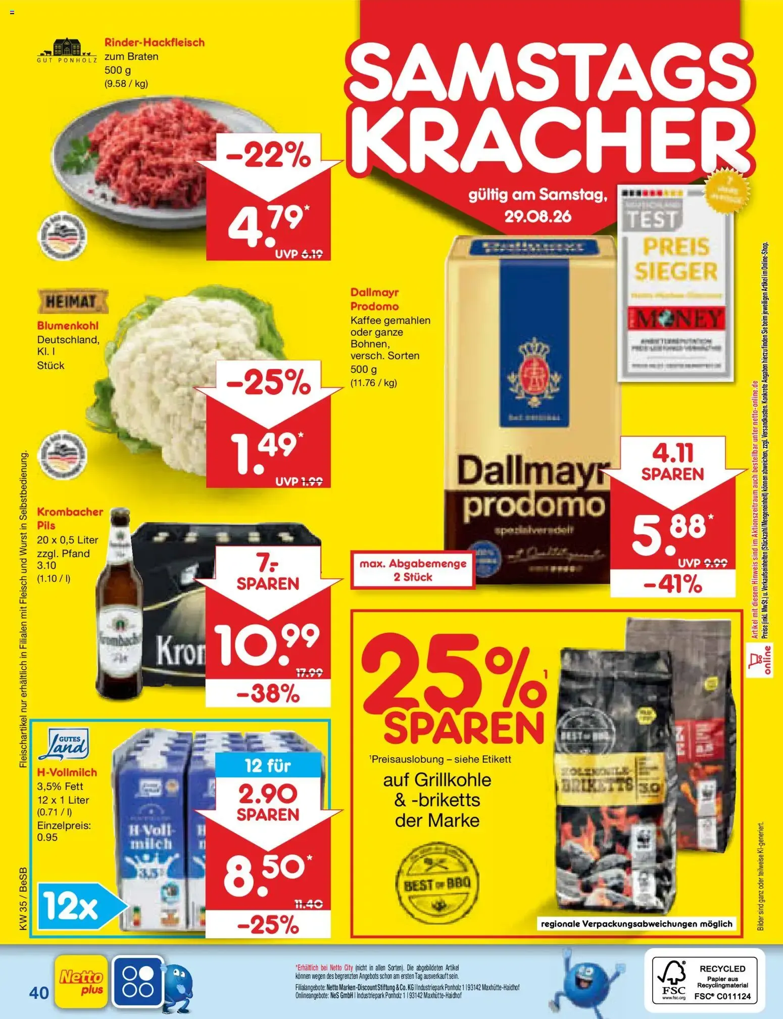 Netto Marken-Discount Prospekt (ab 24.08.2026) » Angebote von 24. August bis 29. August 2026 - Prospekt seite 58