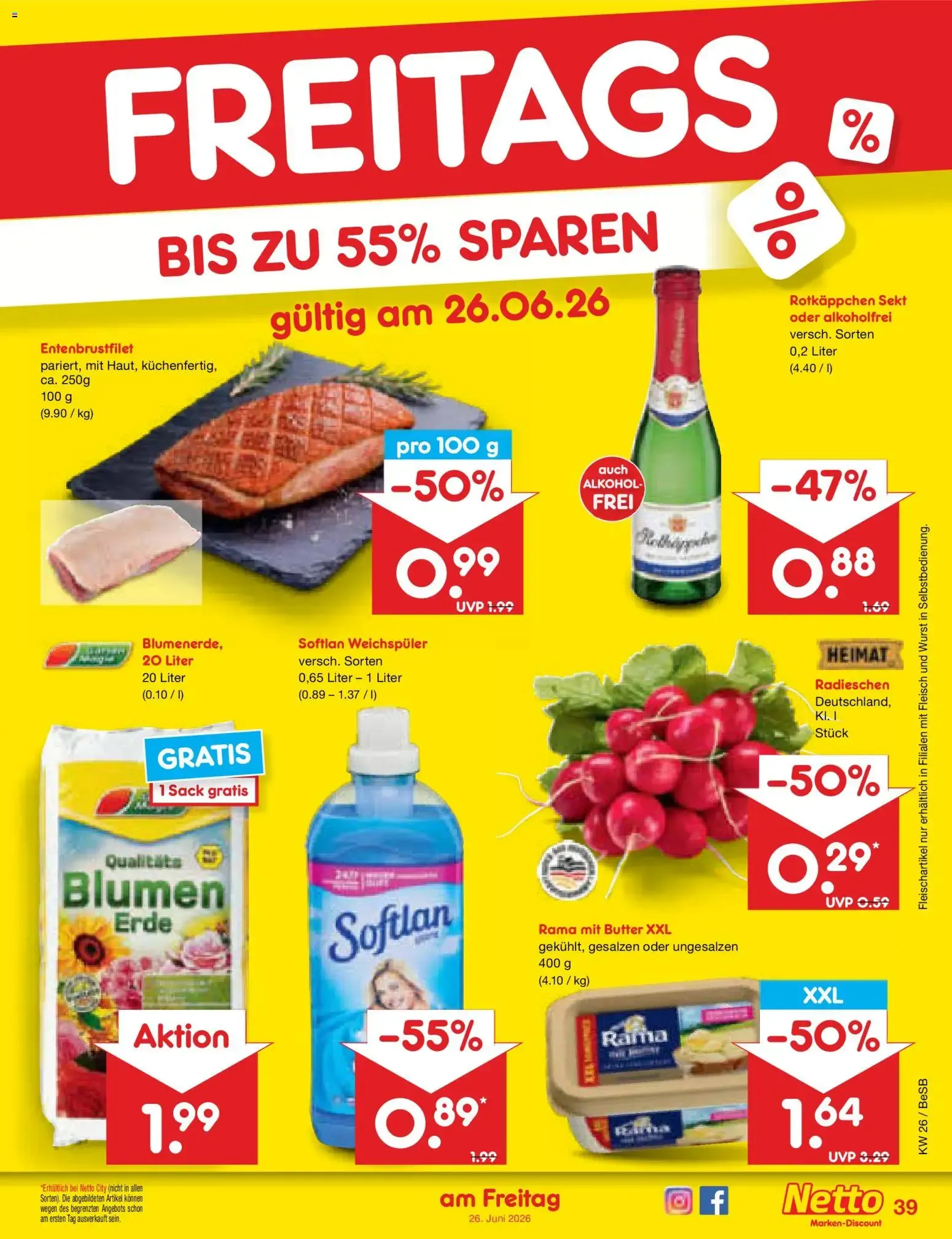 Netto Marken-Discount Prospekt (ab 22.06.2026) » Angebote von 22. Juni bis 27. Juni 2026 - Prospekt seite 51