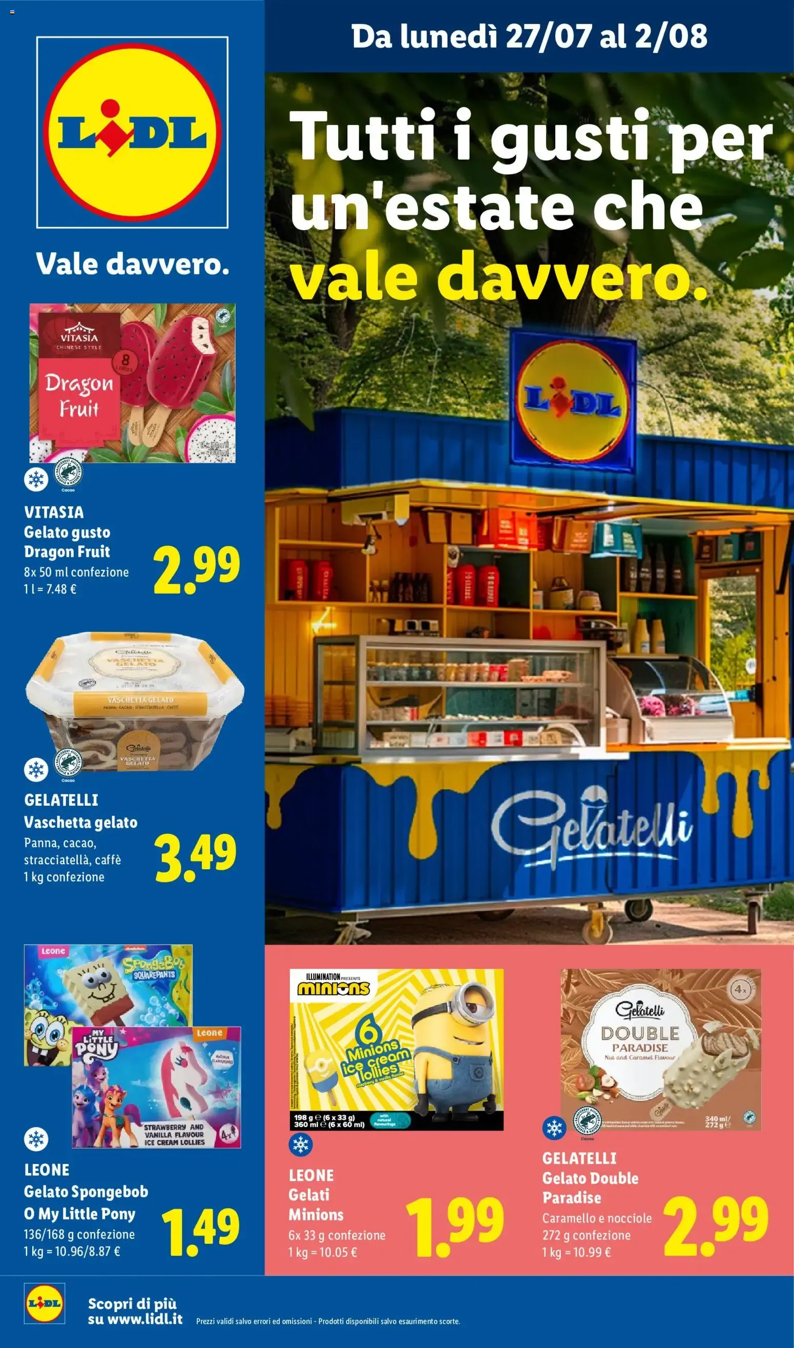Lidl: Tutti i gusti per un'estate che vale davvero