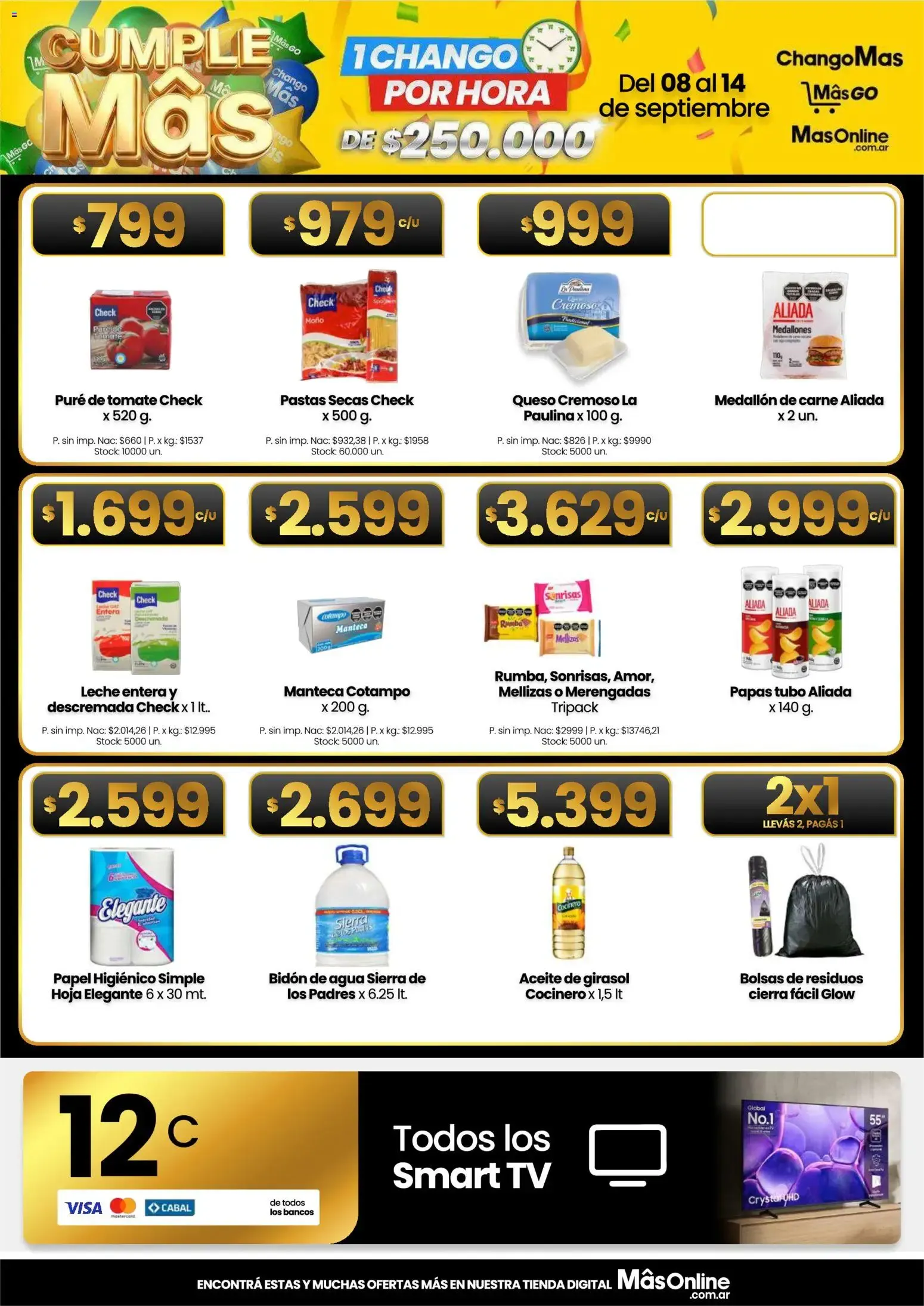 Ofertas de Changomas Ofertas || del 08/09/2026 - 14/09/2026 || Catálogo 8 de septiembre al 14 de septiembre 2026 - Página 1 del catálogo
