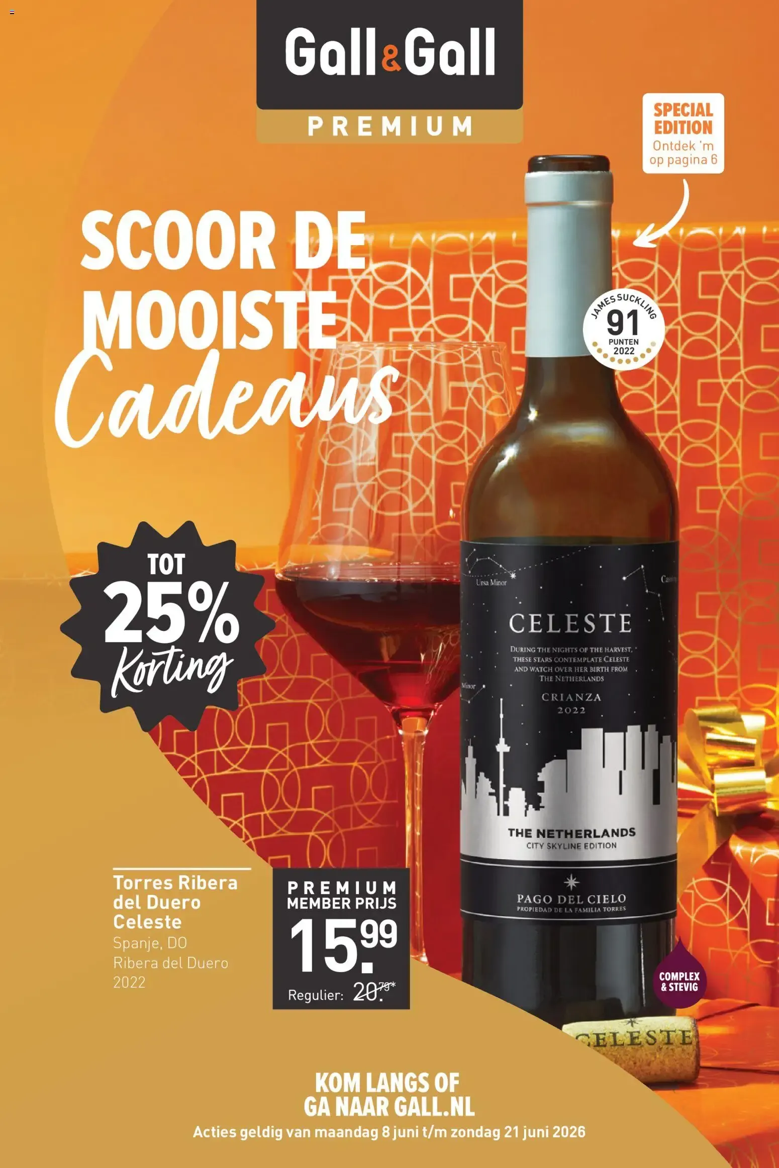 Gall & Gall Premium: Scoor de mooiste cadeaus van 8 juni tot 21 juni 2026 - Folder pagina 1