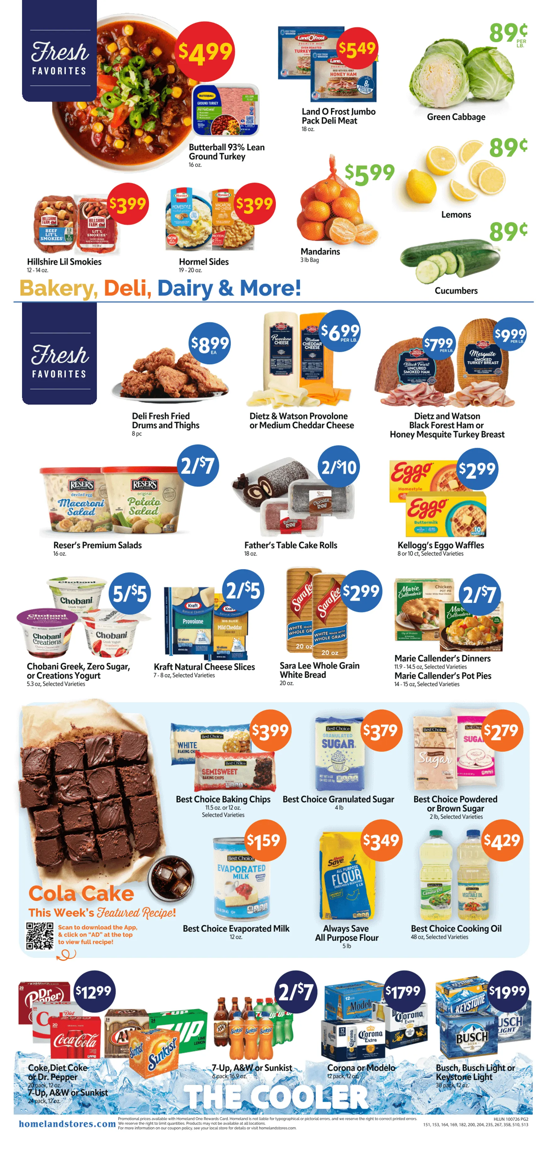 Weekly ad Current Homeland Stores leaflet valid from Wednesday 10/07/2026 to Tuesday 10/13/2026 from October 7 to October 13 2026 - Page 2