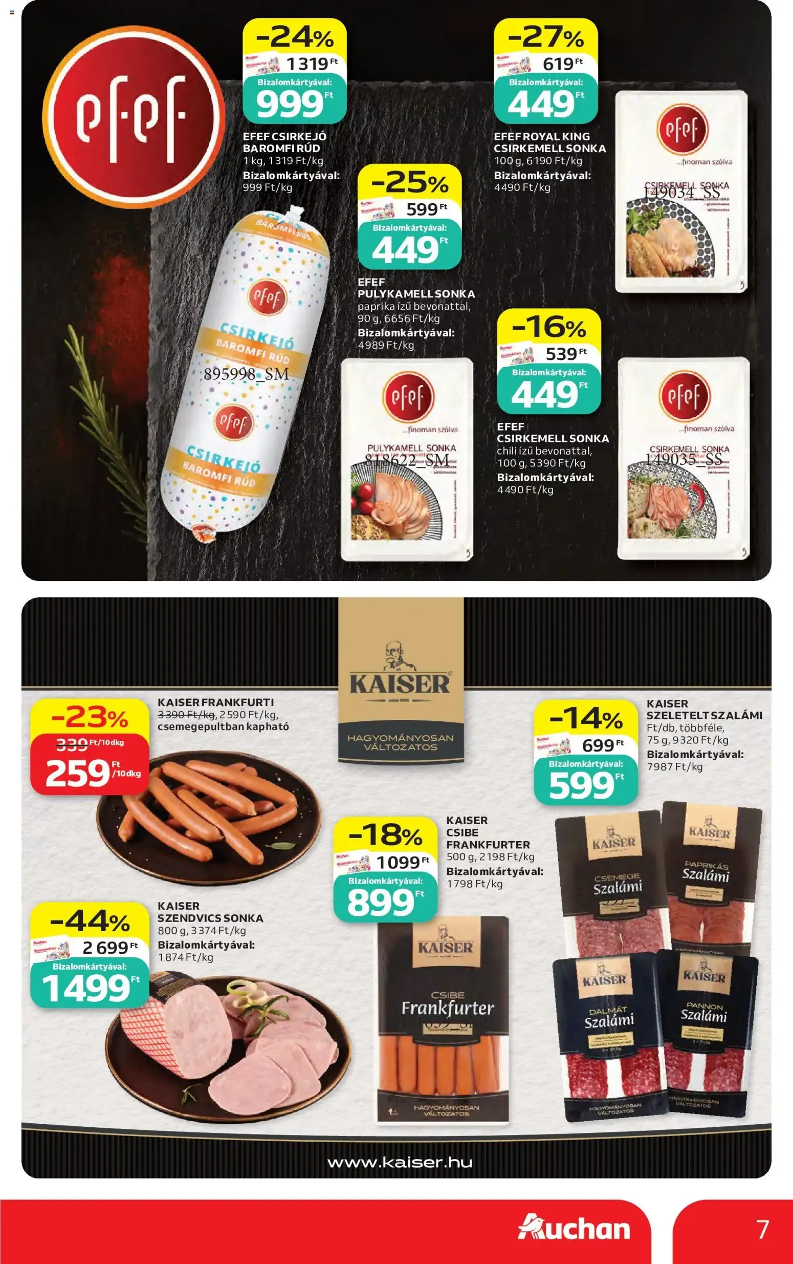 Katalógus Auchan Hipermarket - Márkák Ünnepe! szeptember 10.-tól szeptember 23.-ig 2026. - Oldal 7