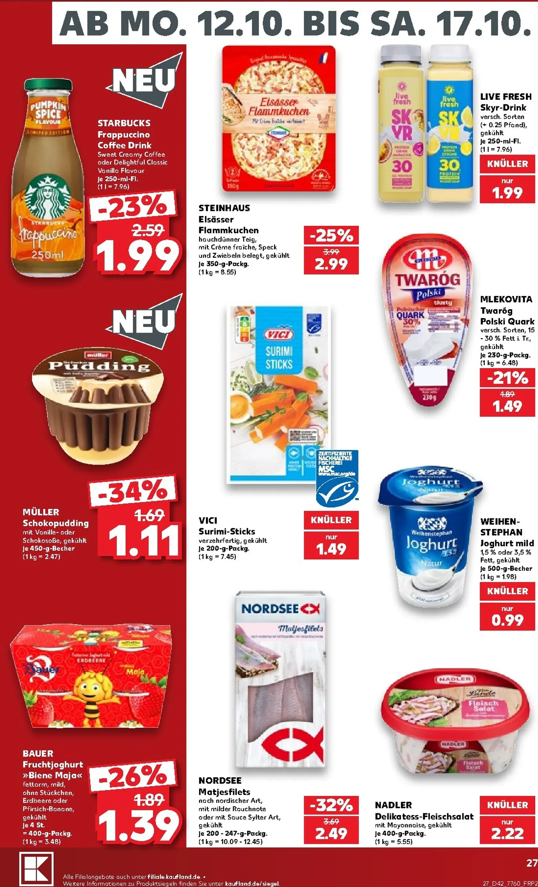 Kaufland Prospekt nächste Woche – von Montag 12.10.2026 bis Samstag 17.10.2026 von 12. Oktober bis 17. Oktober 2026 - Prospekt seite 32