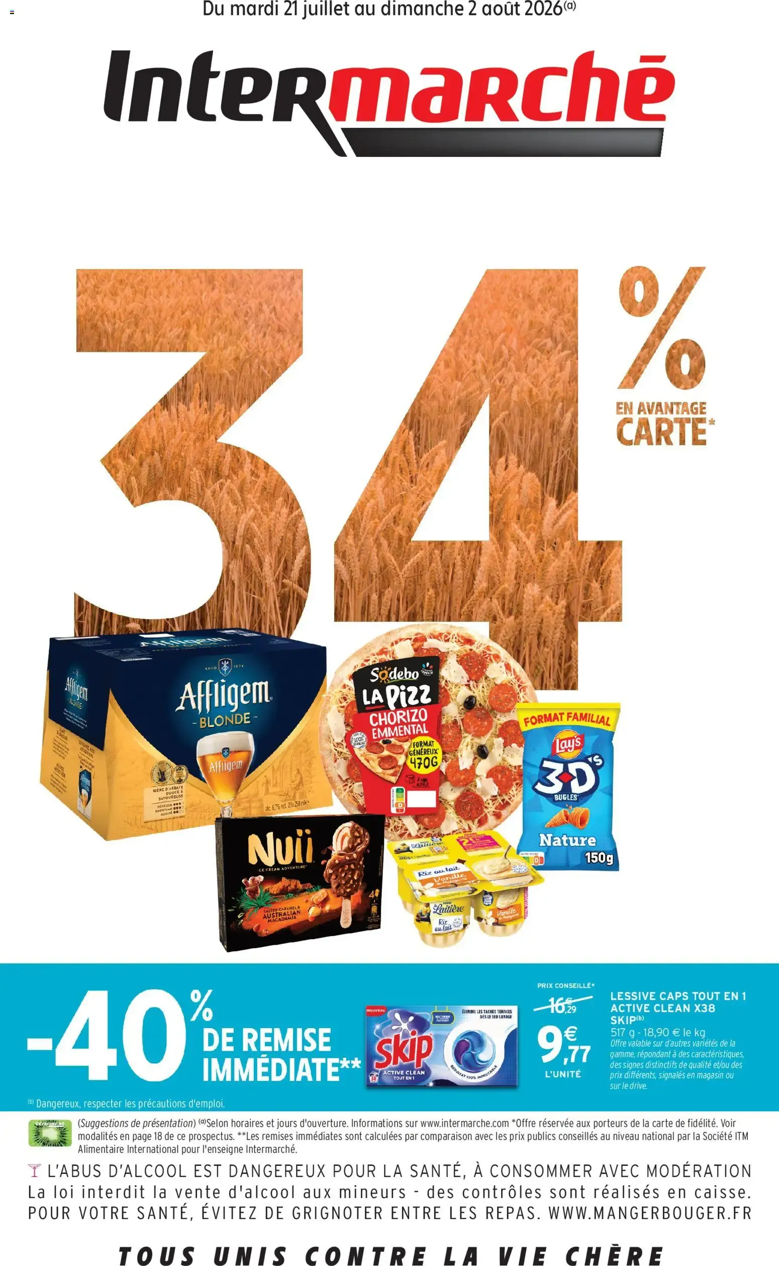 Intermarché offres de la semaine à partir du 21/07/2026 - promo en ligne du 21 juillet au 2 août 2026 - Catalogue page 1