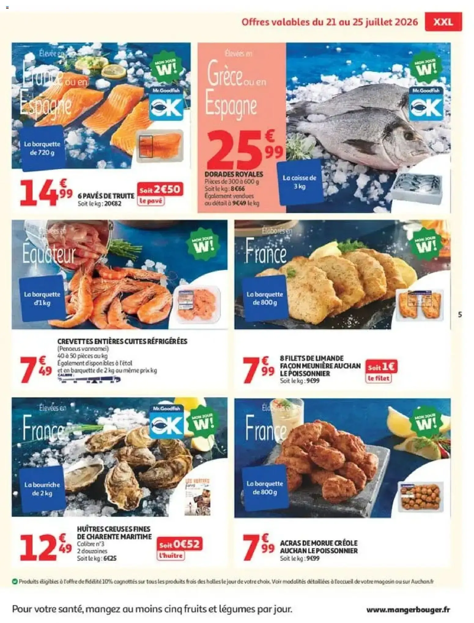 Auchan Promos XXL, rentrée à partir du 21/07/2026 - promo en ligne du 21 juillet au 2 août 2026 - Catalogue page 5