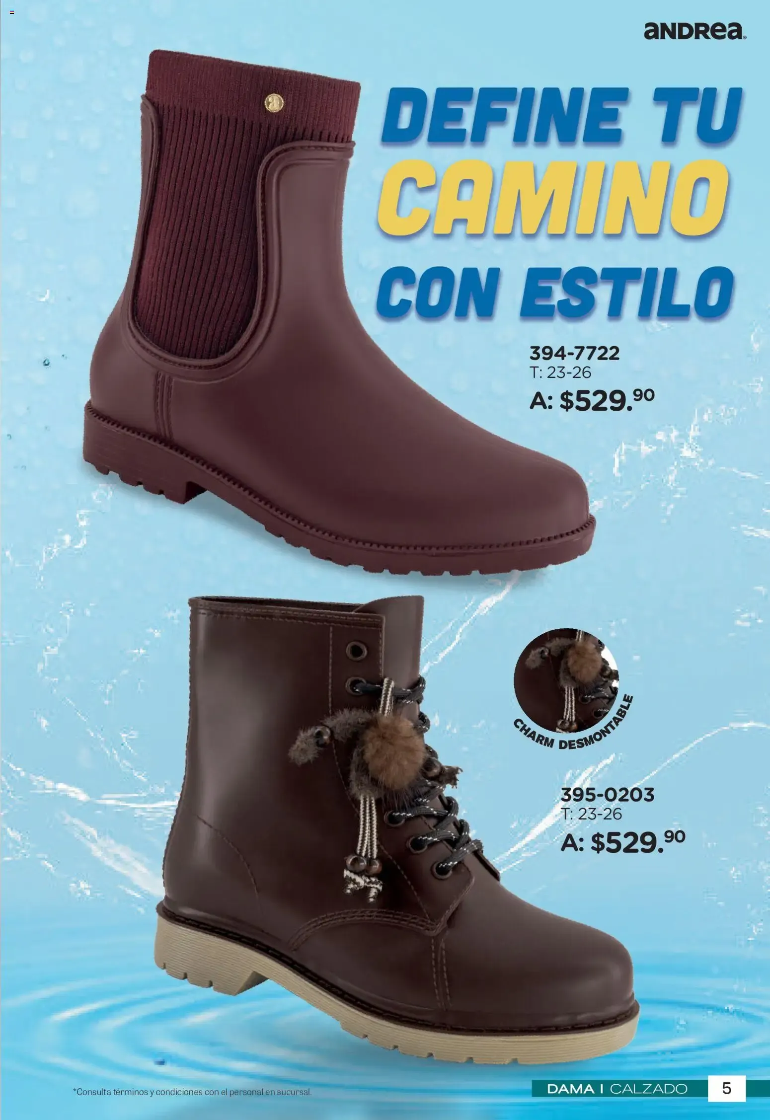 Catálogo de Andrea catálogo Botas de Lluvia 2026 - Catálogos en línea de 26/04 - 31/10 26 de abril al 31 de octubre 2026 - Pagina 5