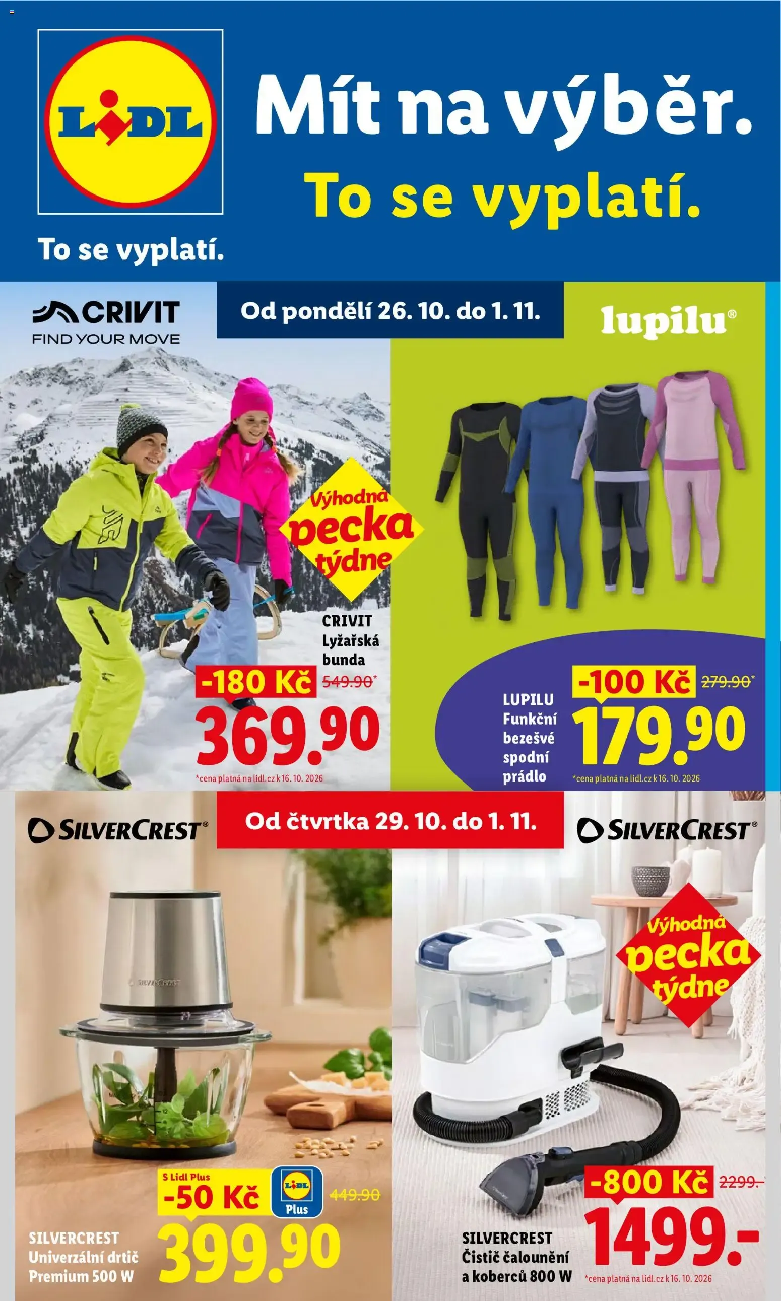 Lidl leták od 26.10.2026 - Nový akční leták - 26. října 1. listopadu 2026 - Page 1
