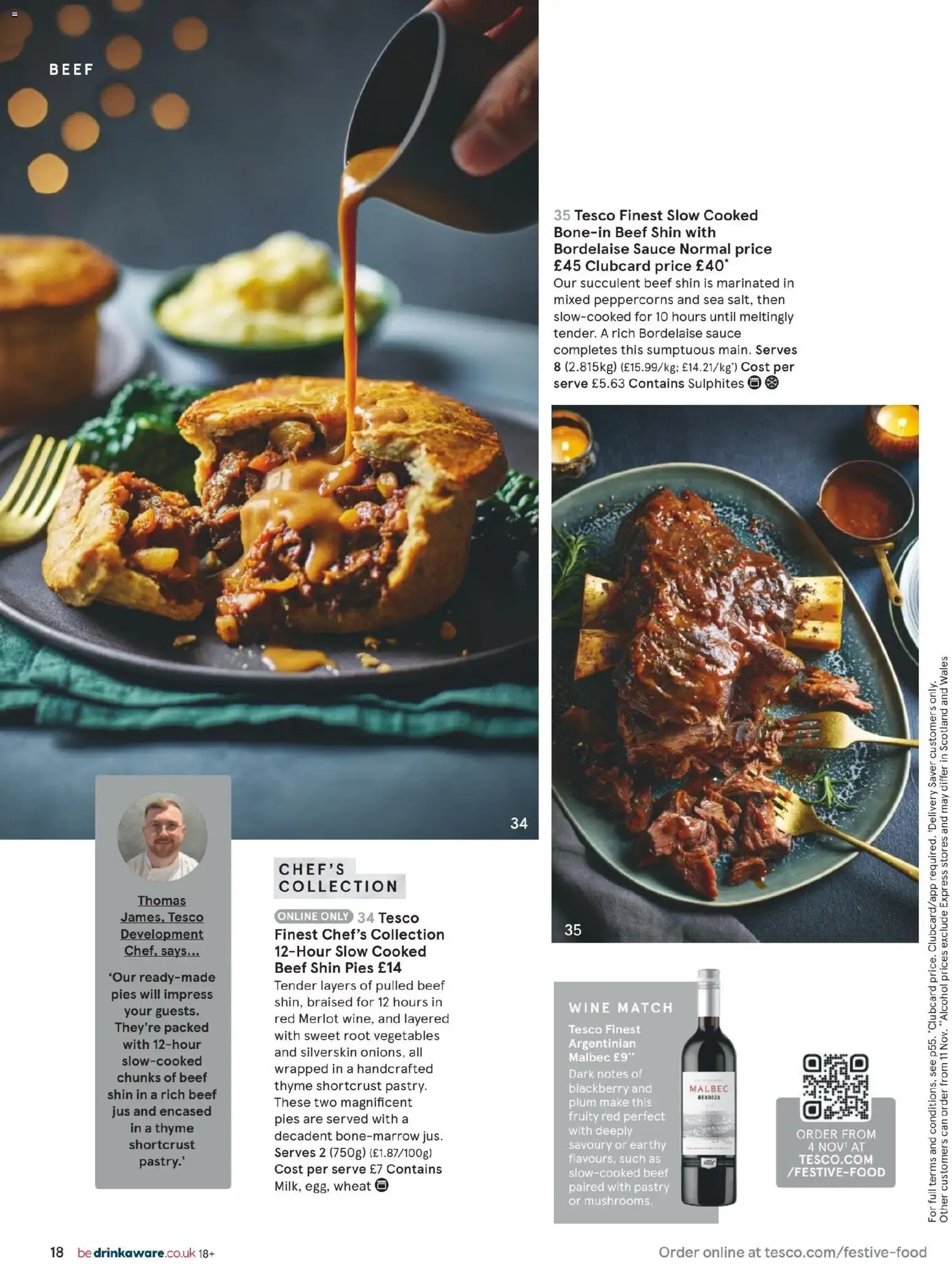 TESCO finest Festive Food to Order from 4 November to 31 December 2026 - Catalogue Page 18