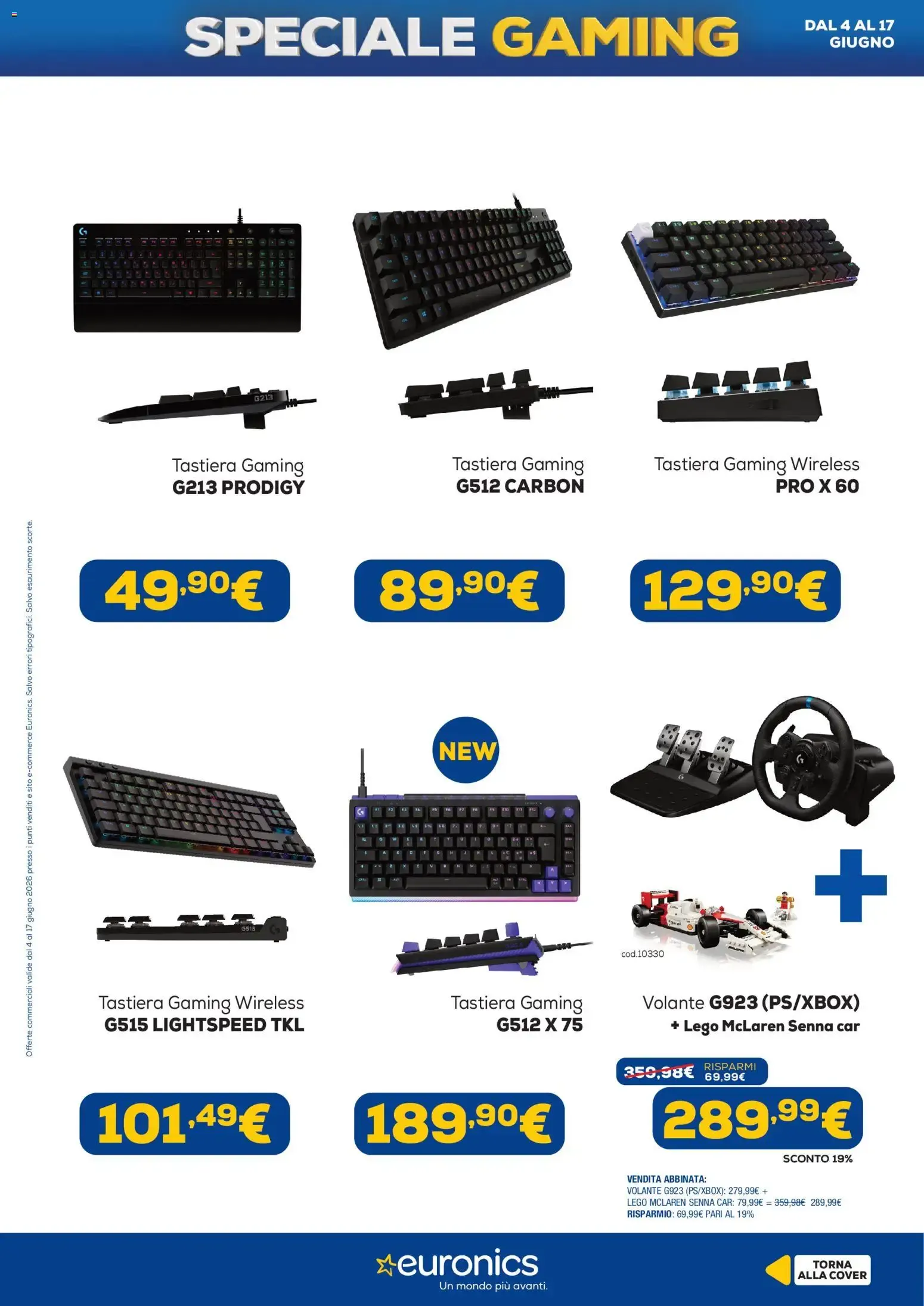 Nuovo Euronics volantino Gaming dal 04/06/2026 > offerte anteprima 🛍️ da 4 giugno a 17 giugno di 2026 - Pagina del volantino 13