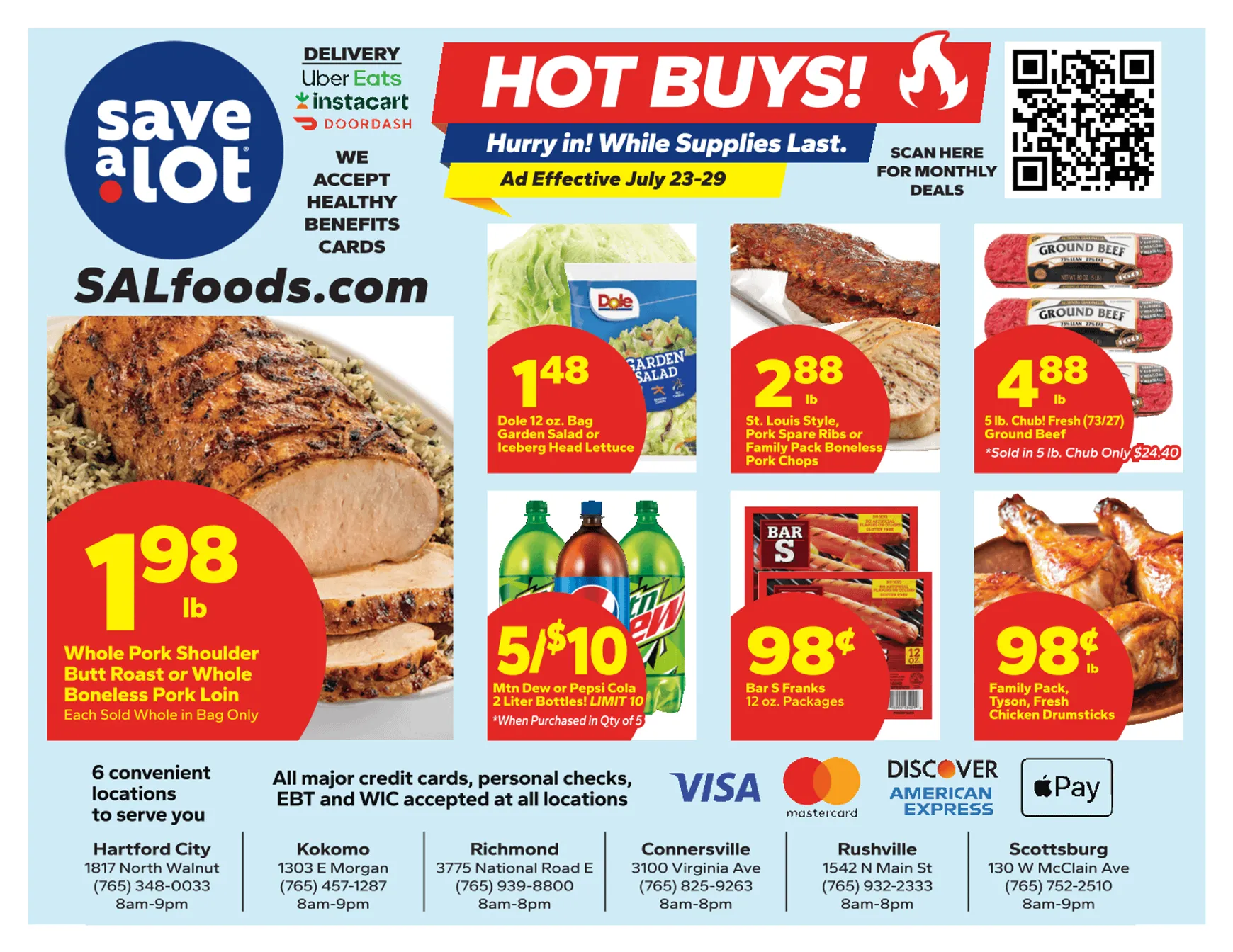 Save a Lot - Hot Buys!