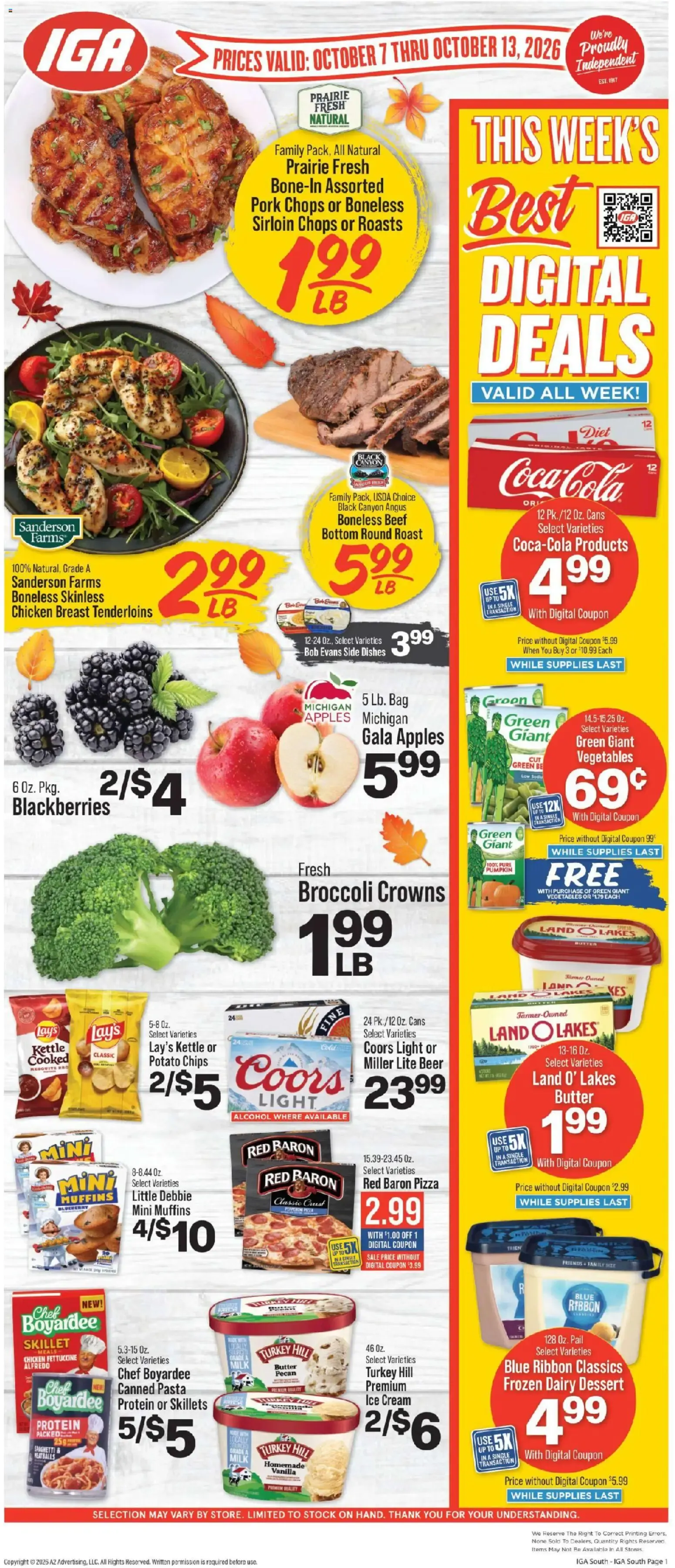 IGA Weekly Ad (10/07 - 10/13 2026) - Flyer