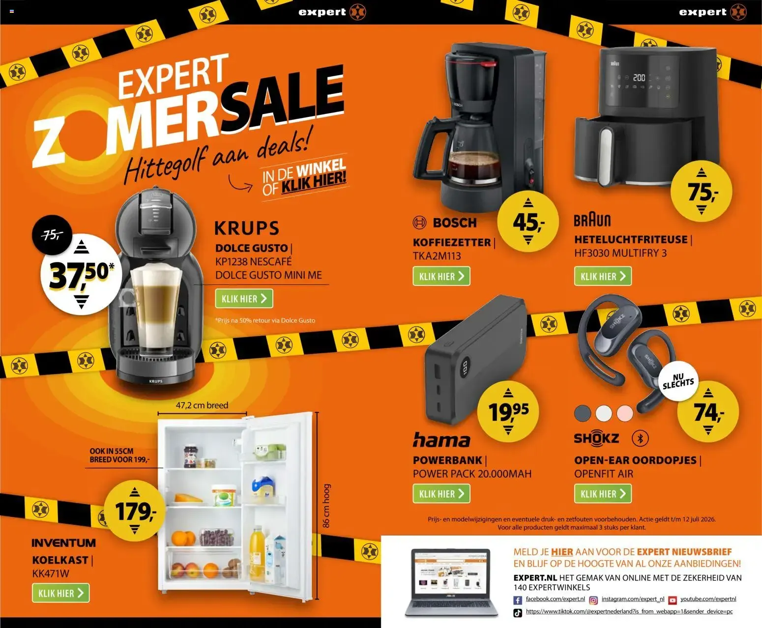 Expert Zomersale van 6 juli tot 12 juli 2026 - Folder pagina 18