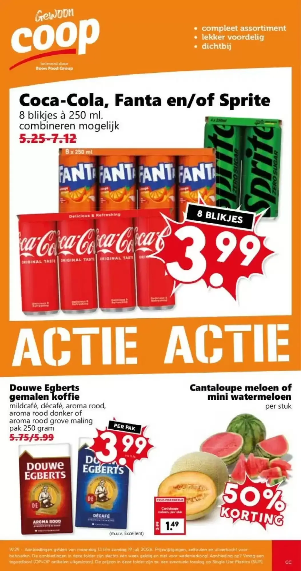 Coop Folder Week 29 – 13.07.2026 – 19.07.2026 van 13 juli tot 19 juli 2026 - Folder pagina 1