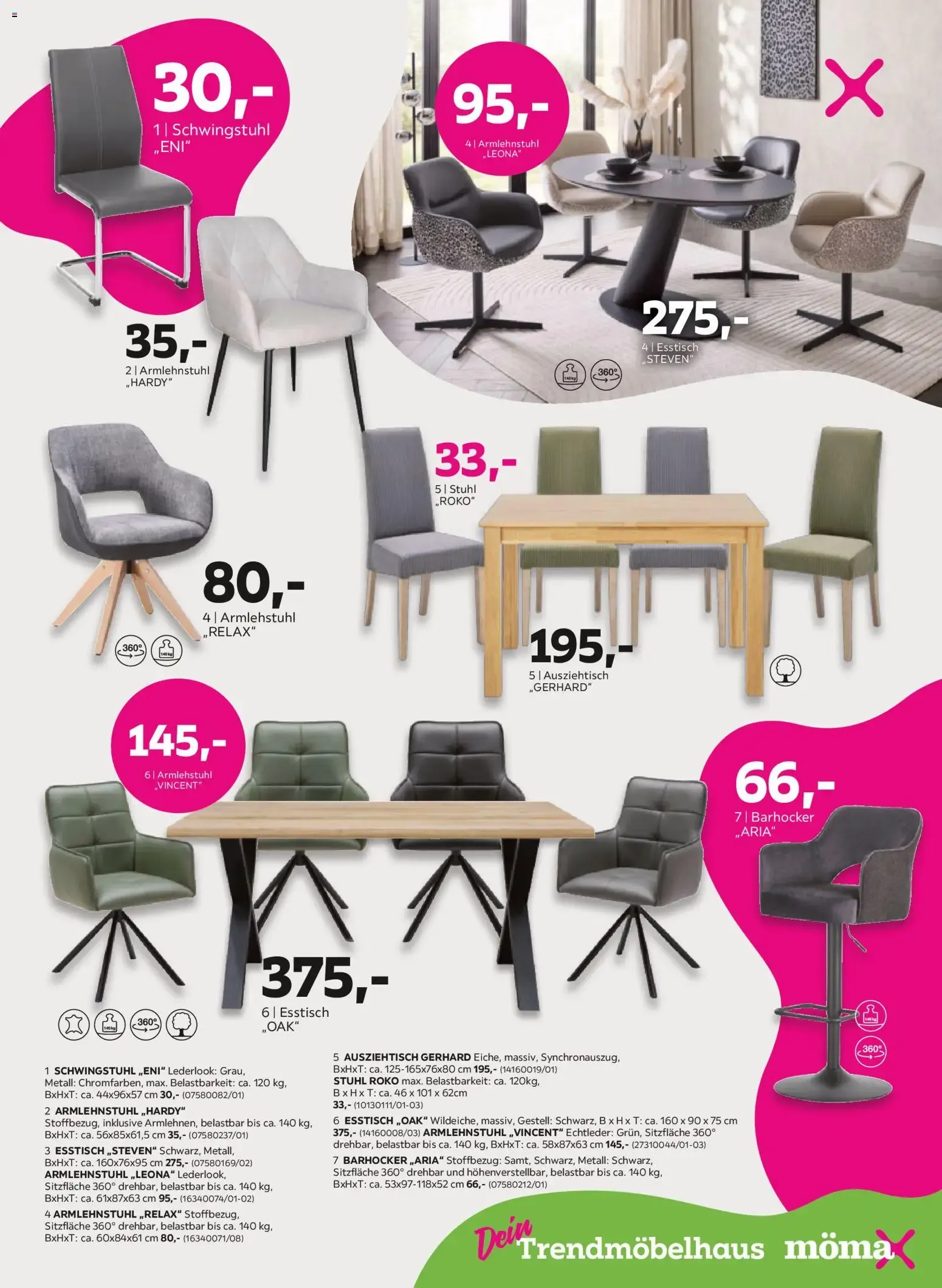 Mömax: Bei den Trends haut's dir den VOGEL raus! 20% Trendbonus sparen von 28. September bis 5. Oktober 2026 - Prospekt seite 9