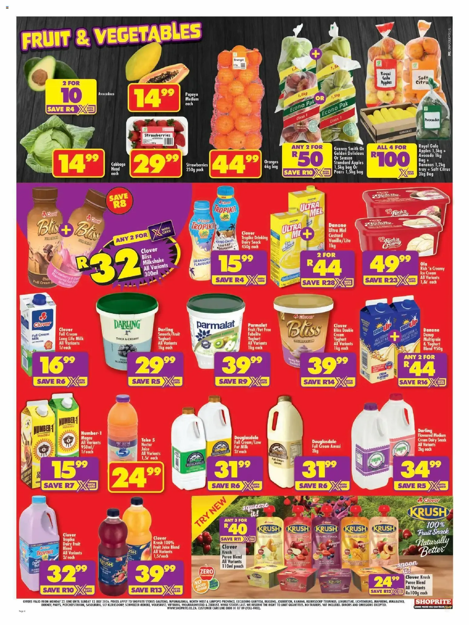 Shoprite - Gauteng - Low Price Lowduuuma (22/06/2026 - 12/07/2026) → Online Catalogue from 22 June to 12 July 2026 - Catalogue Page 4