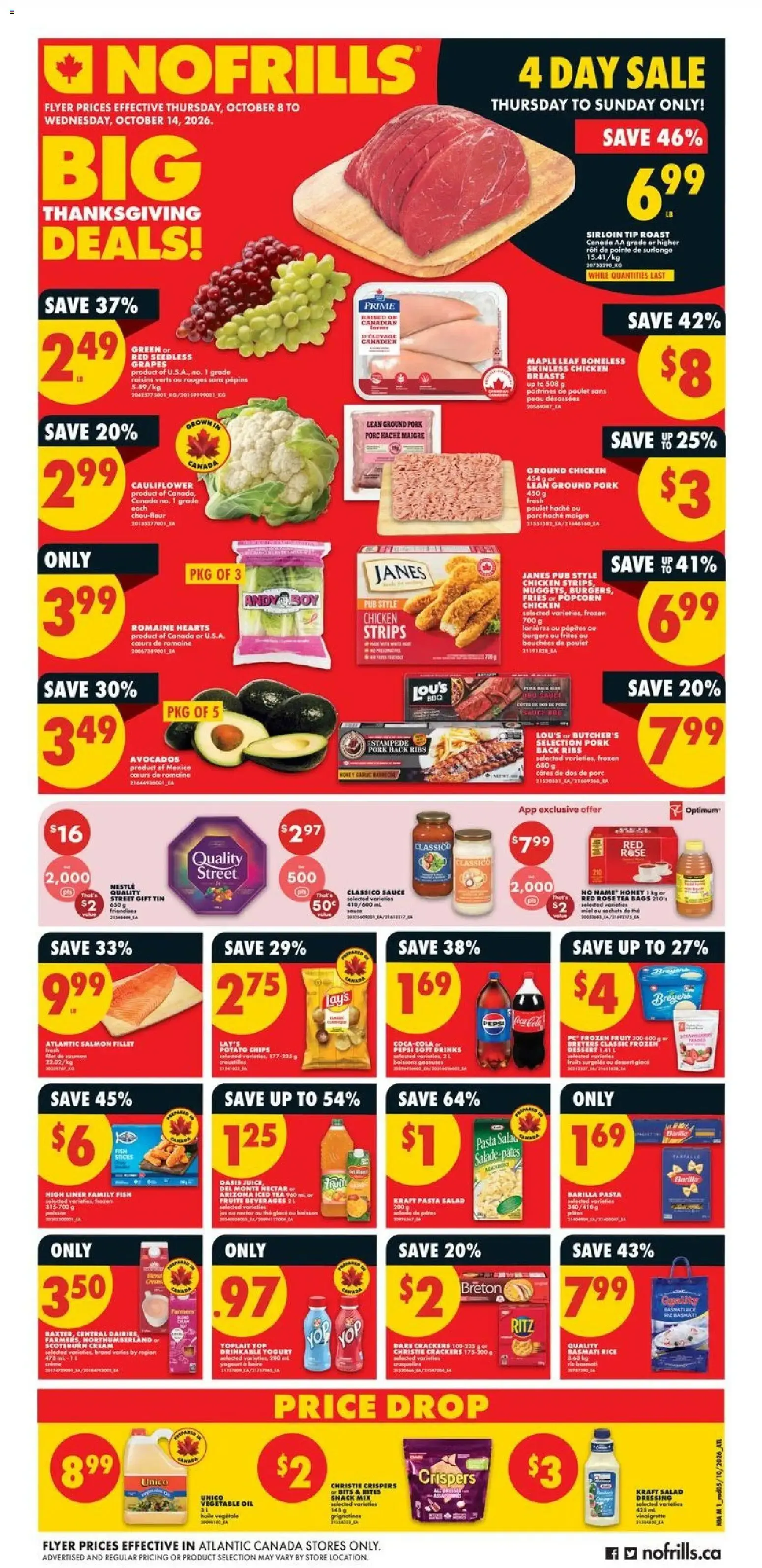 No Frills weekly flyer - NS from Oct 8, 2026 > weekly specials & deals from October 8 to October 14 2026 - flyer page 1