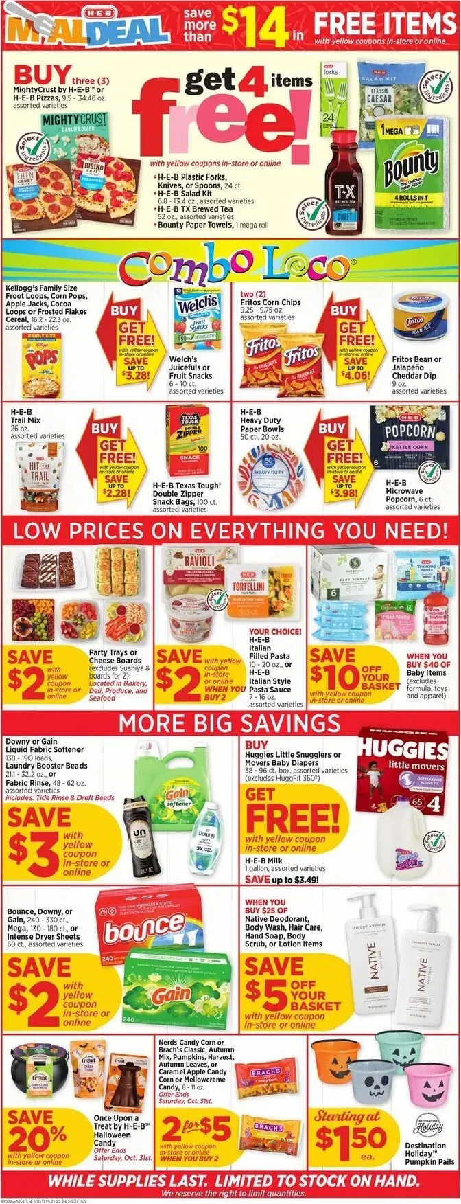 Weekly ad Current H-E-B leaflet valid from Wednesday 10/28/2026 to Tuesday 11/03/2026 from October 28 to November 3 2026 - Page 2