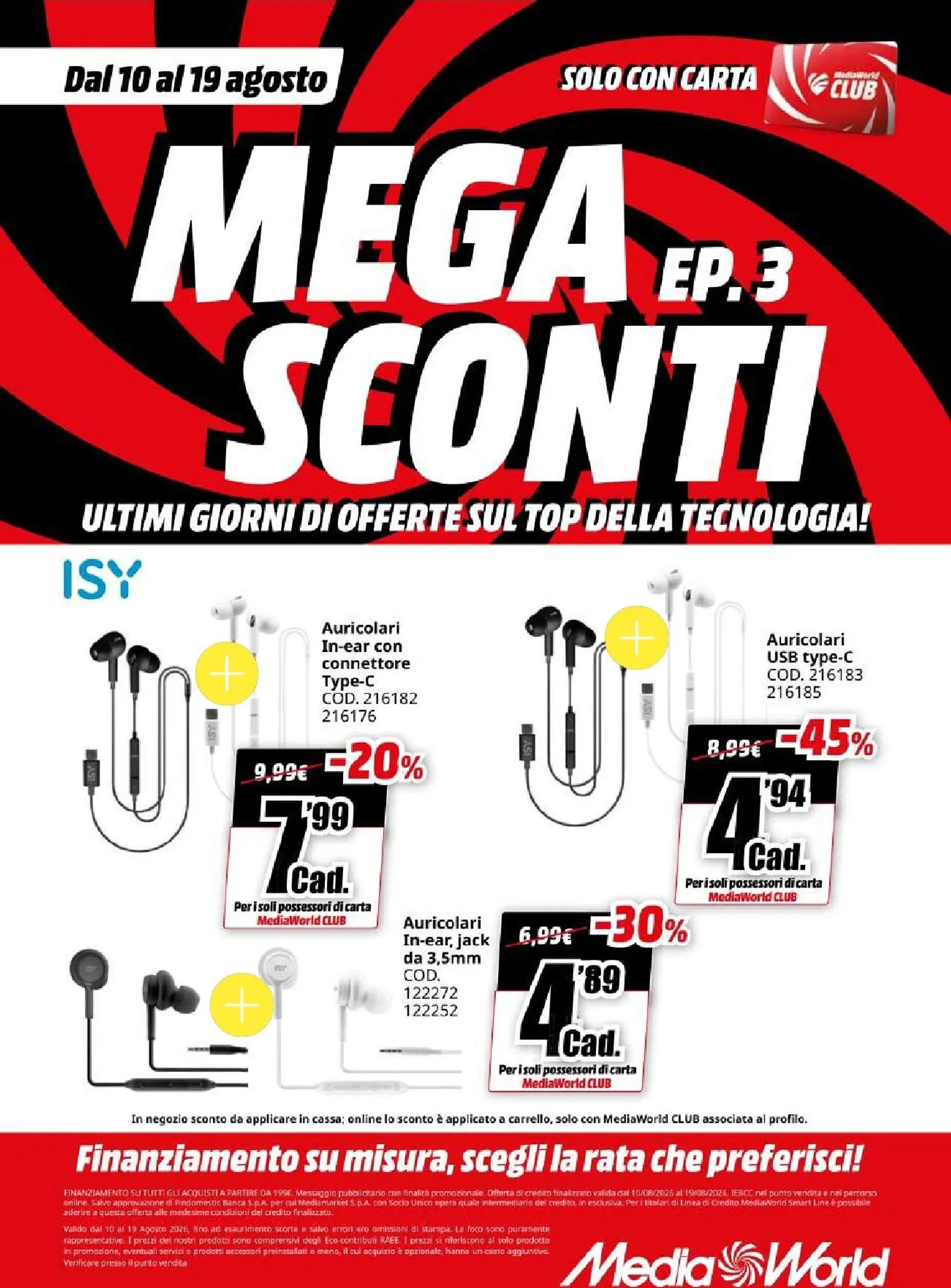 MEGA EP.3 SCONTI ULTIMI GIORNI DI OFFERTE SUL TOP DELLA TECNOLOGIA! da 10 agosto a 19 agosto di 2026 - Pagina del volantino 10