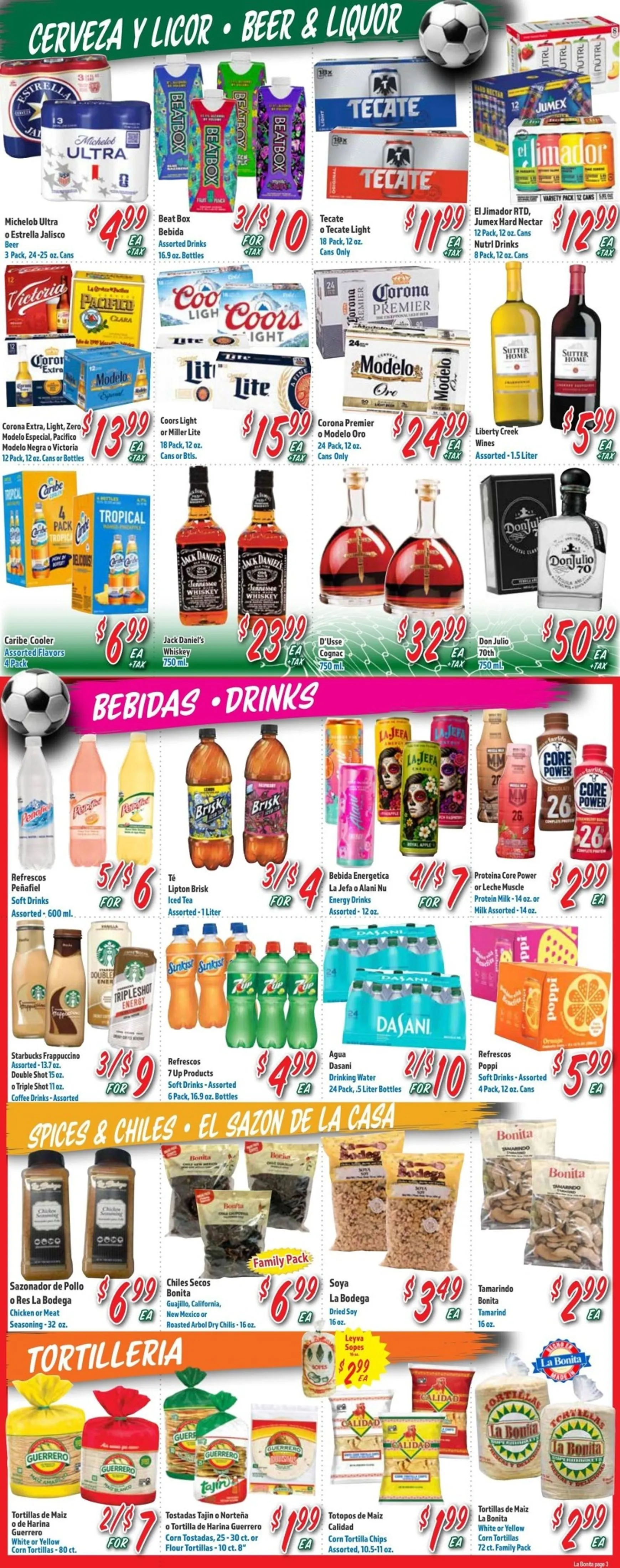 Weekly ad La Bonita Supermarkets - Summer Specials: Sabores de Verano from July 8 to July 14 2026 - Page 3