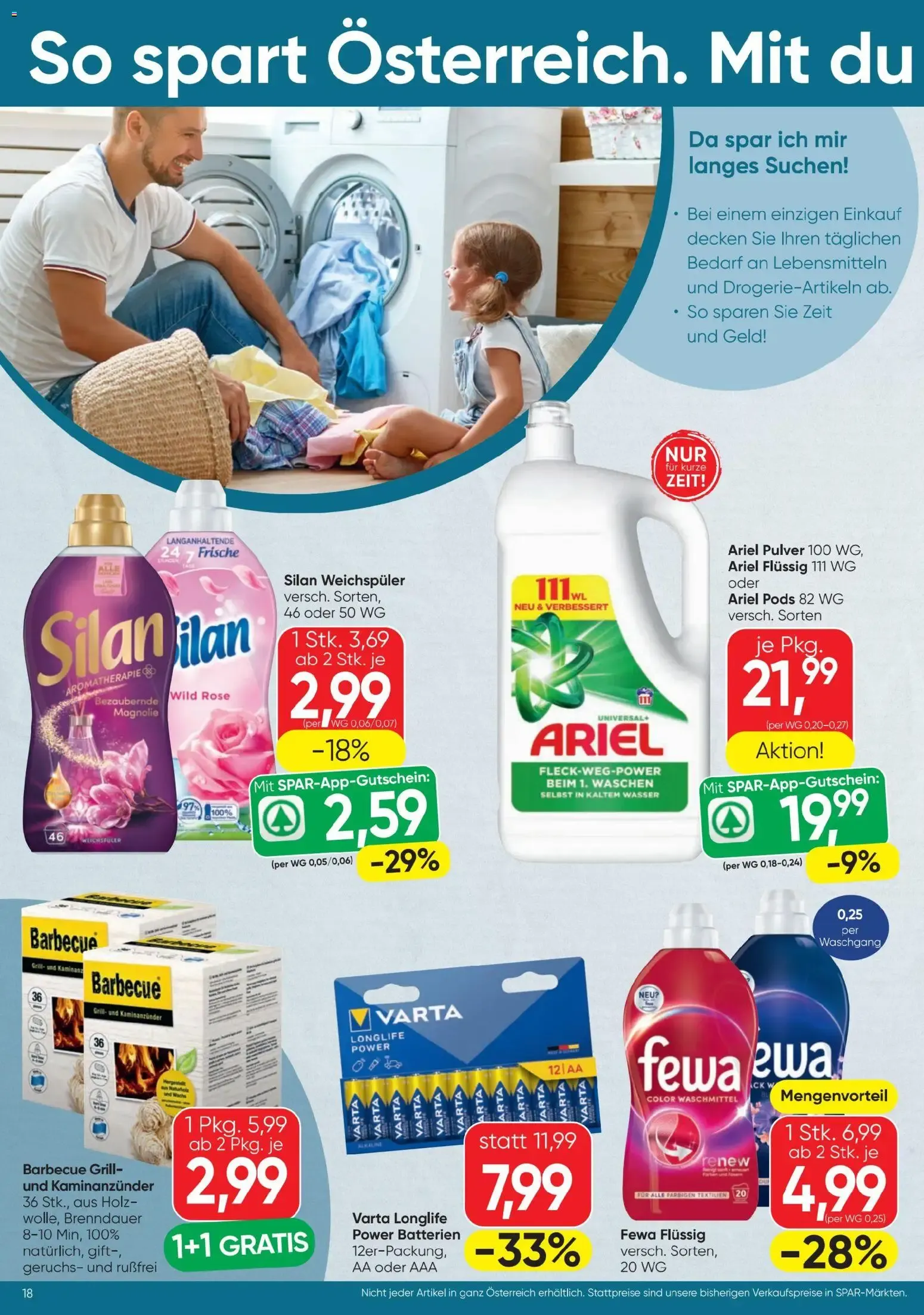 Spar - Flugblatt (30.07.2026) - Angebote und Prospekt von 30. Juli bis 12. August 2026 - Flugblätt seite  18