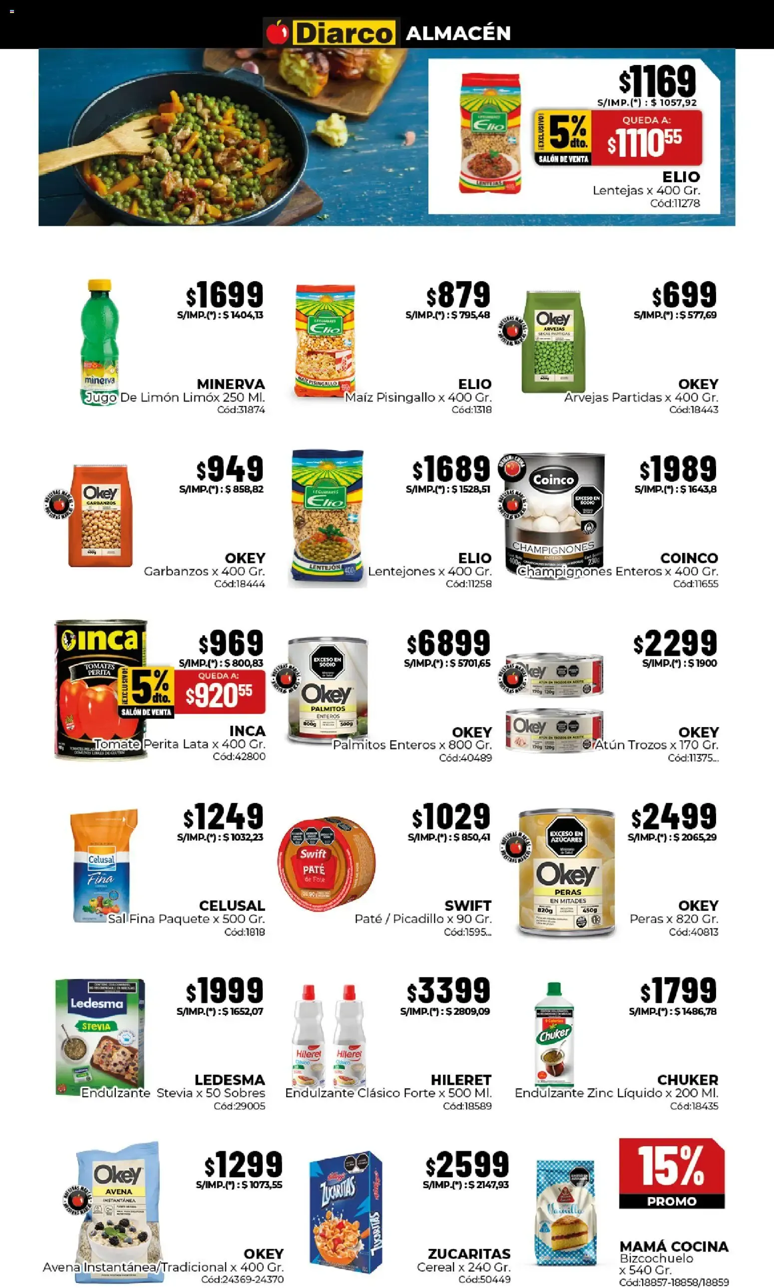 Ofertas de Diarco - Ofertas Interior del 13/07/2026 - 17/07/2026 13 de julio al 17 de julio 2026 - Página 3 del catálogo