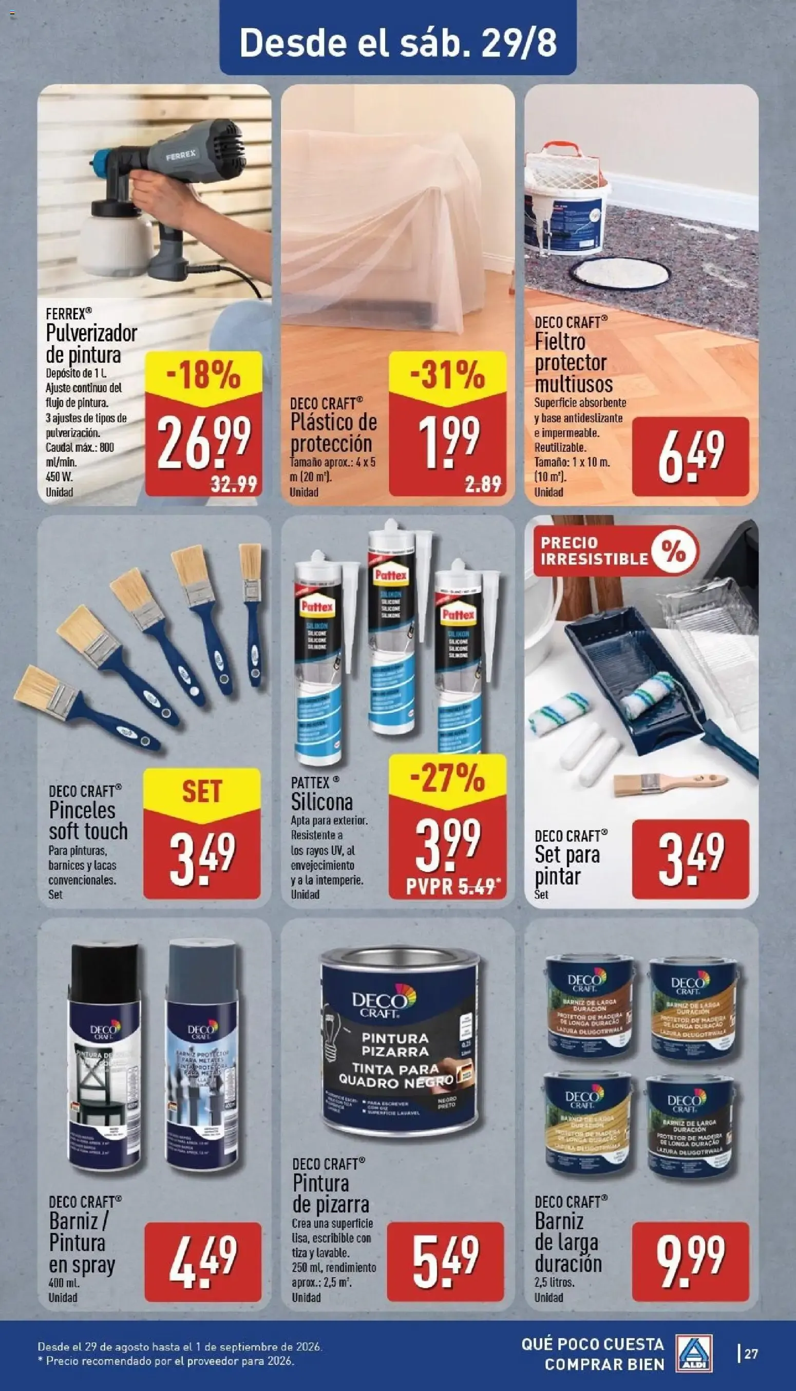 Catálogo de Aldi folleto Baleares del 24/08/2026 | Catálogo 24 de agosto al 30 de agosto 2026 - Página 27