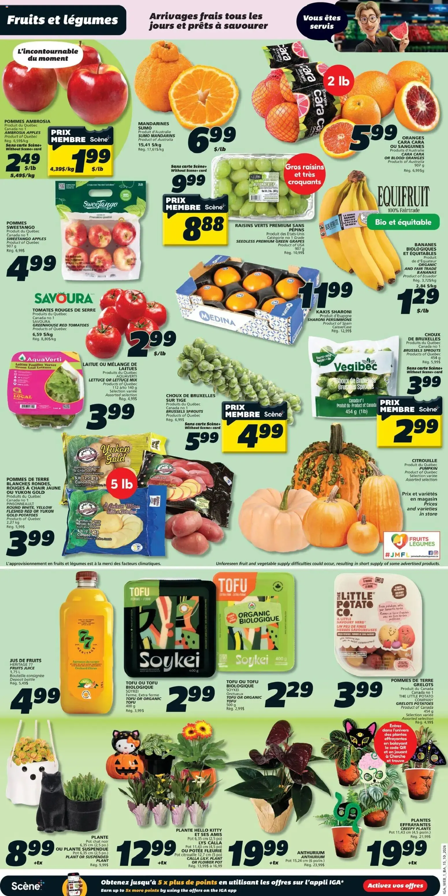 IGA weekly flyer / circulaire from Oct 15, 2026 > weekly specials & deals from October 15 to October 21 2026 - flyer page 3