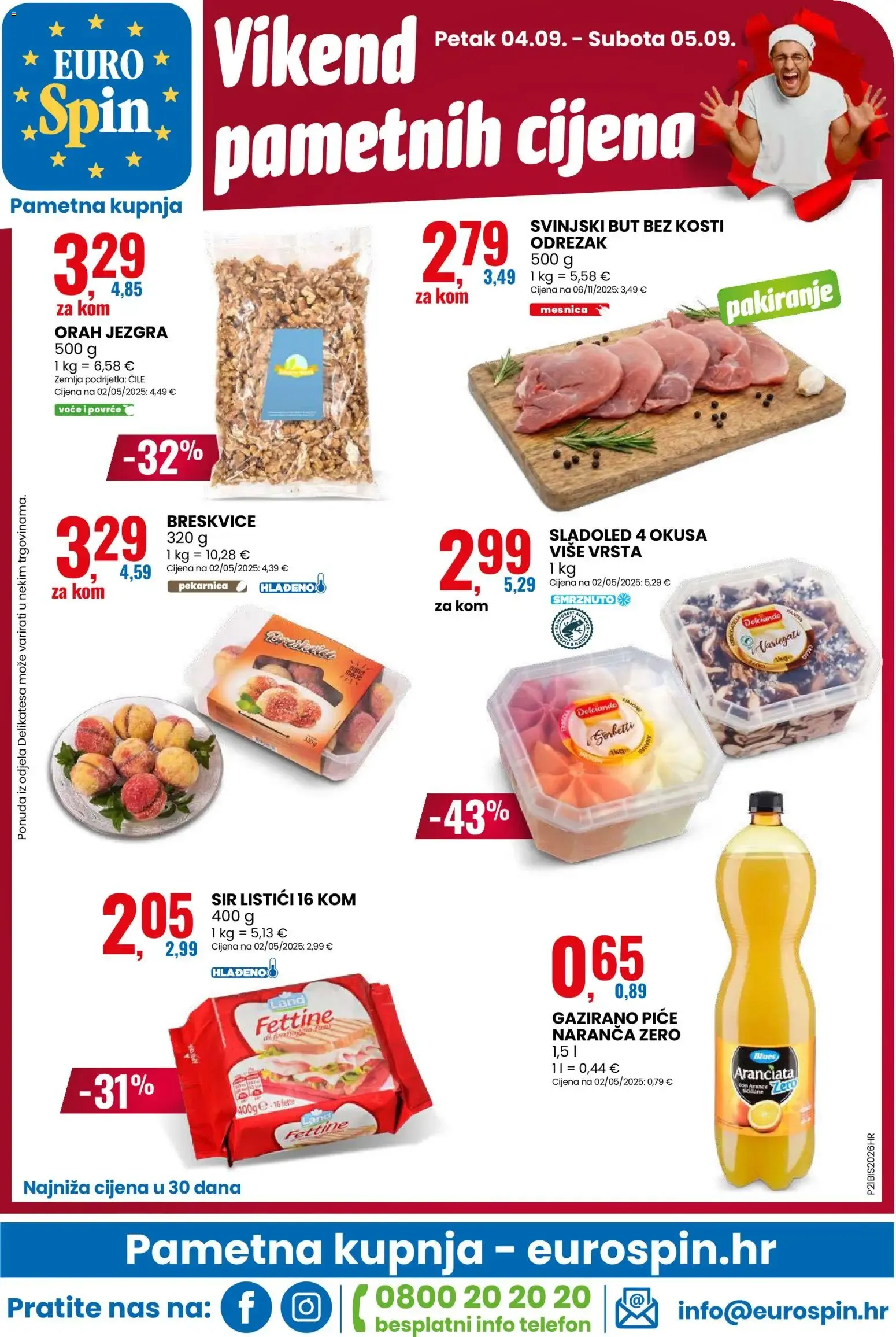 Katalog Euro Spin Pametna kupnja Akcija od 2. rujna do 8. rujna 2026. - Pregled Stranica 16