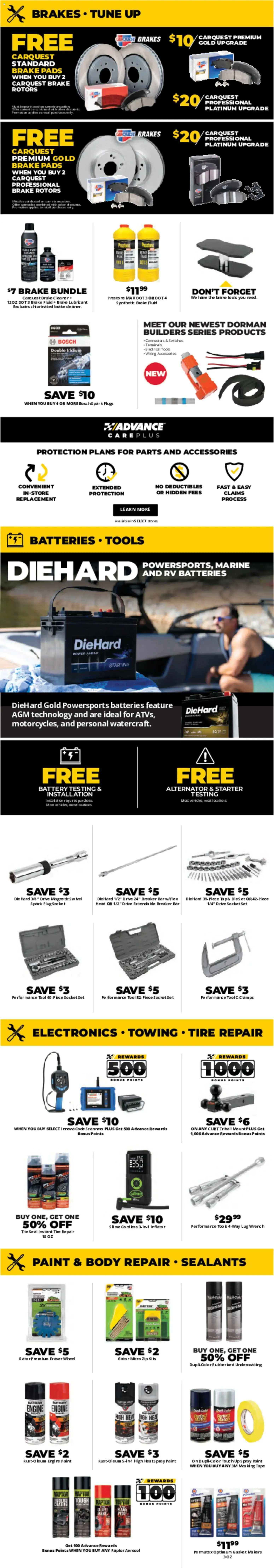 Weekly promotion Advance Auto Parts Weekly Ad from 08/16/2026 - Flyer spanning from August 16 to September 12 2026 - Page 4 for Catalogue 365