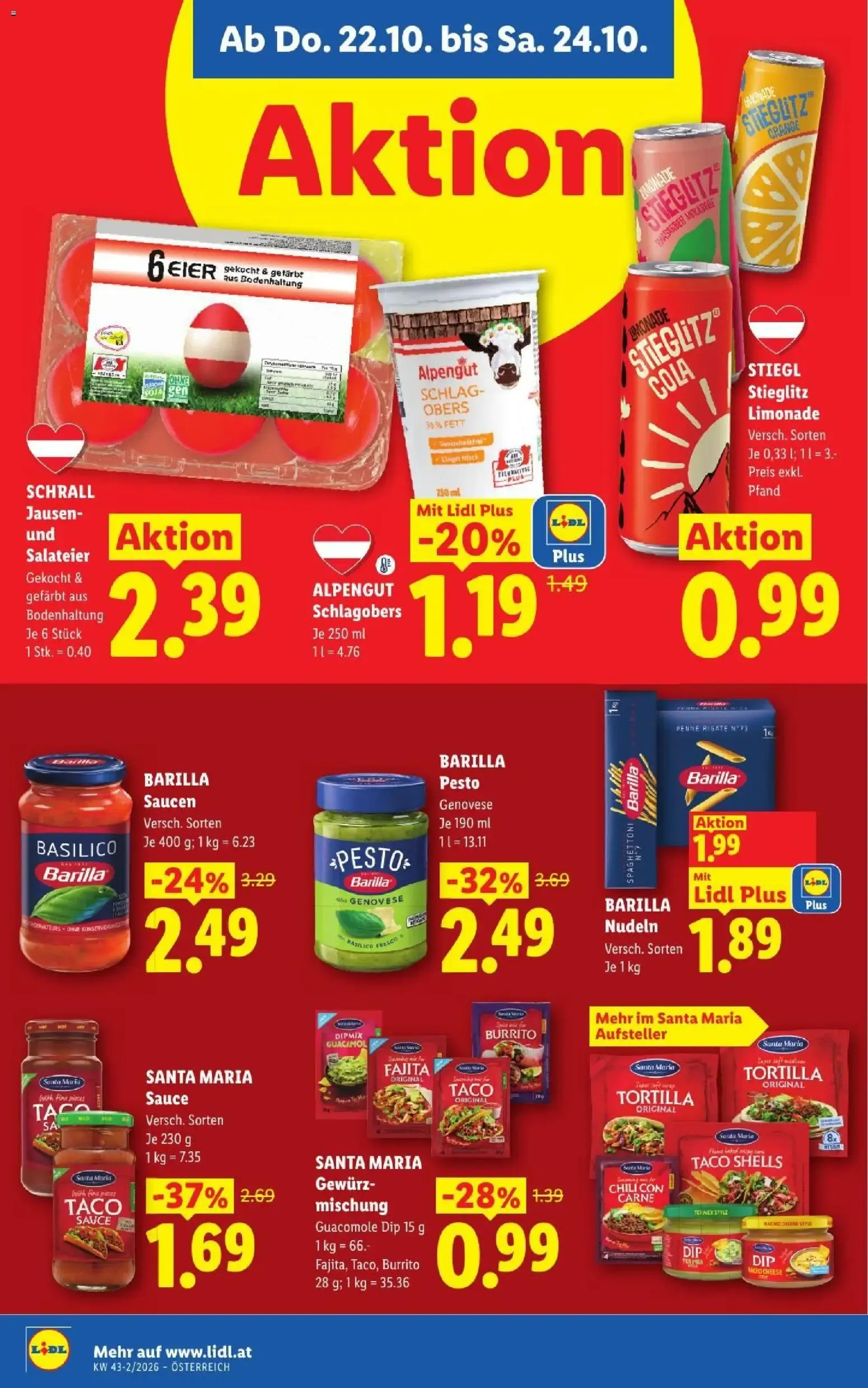 Lidl Flugblatt ab 22.10.2026 - Angebote ab donnerstag von 22. Oktober bis 24. Oktober 2026 - Flugblätt seite 8