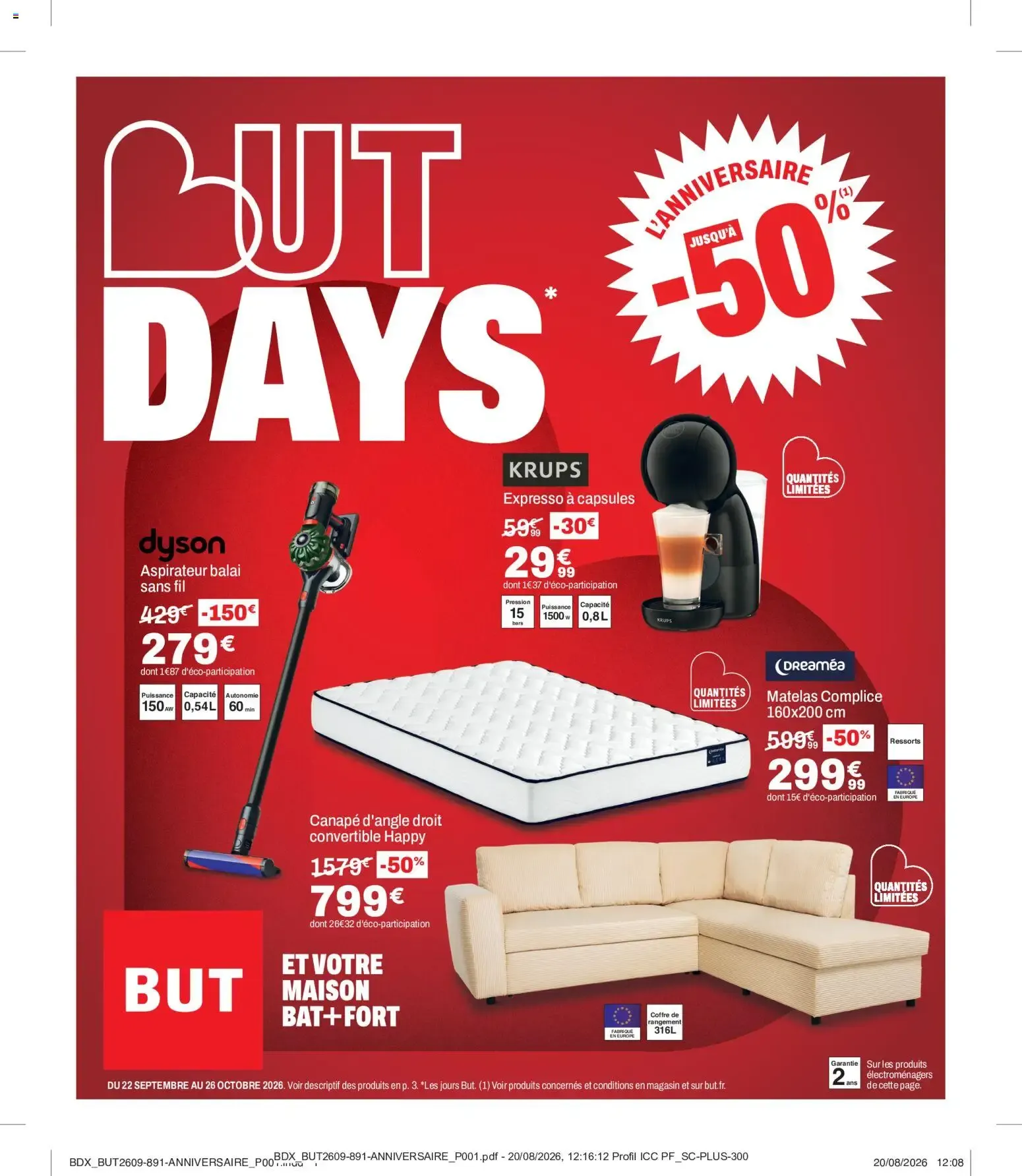 But catalogue but days à partir du 22/09/2026 - promo en ligne du 22 septembre au 26 octobre 2026 - Catalogue page 1
