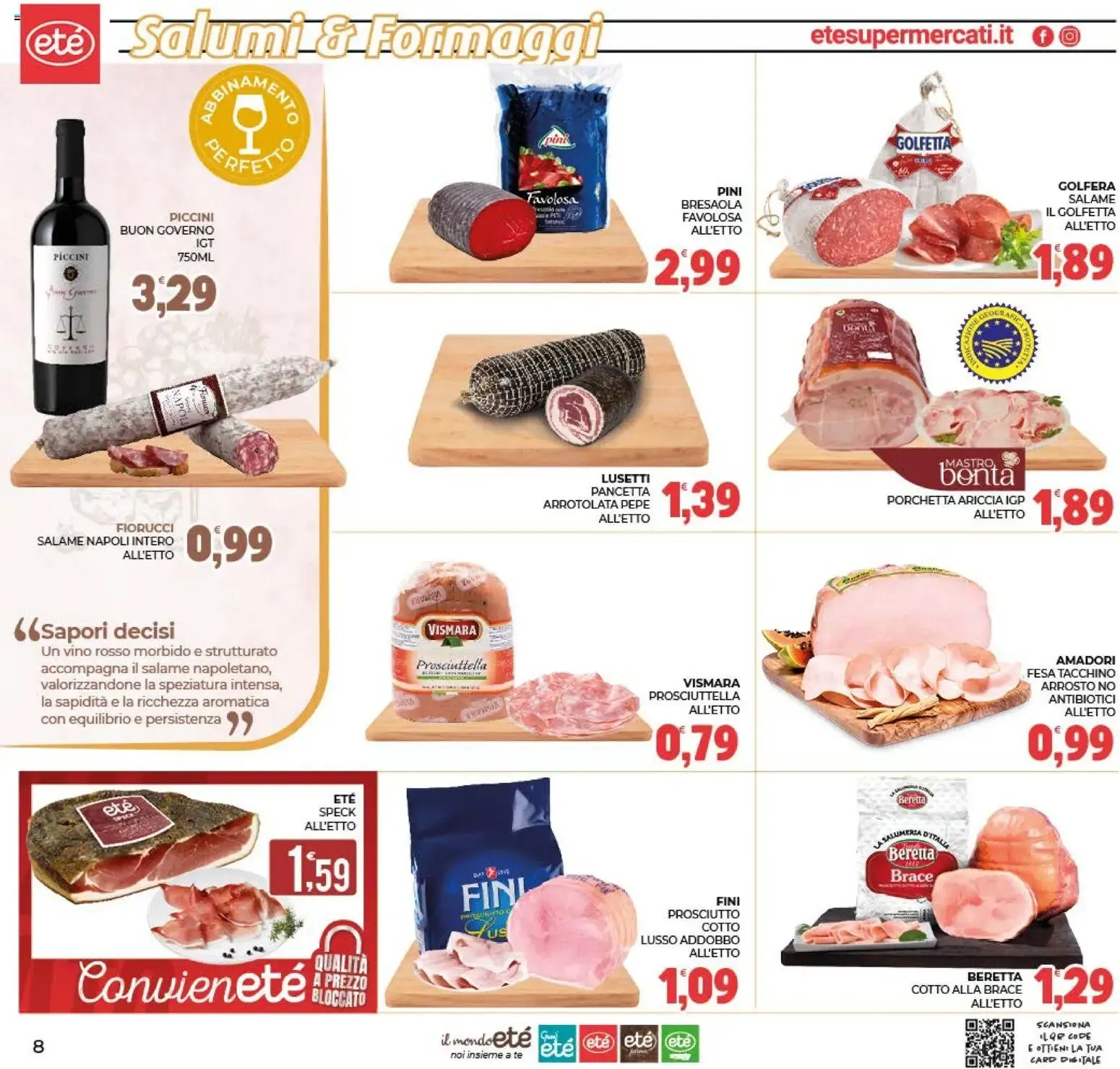 Eté volantino dal 02/10/2026 - online Offerte da 2 ottobre a 12 ottobre di 2026 - Pagina del volantino 8