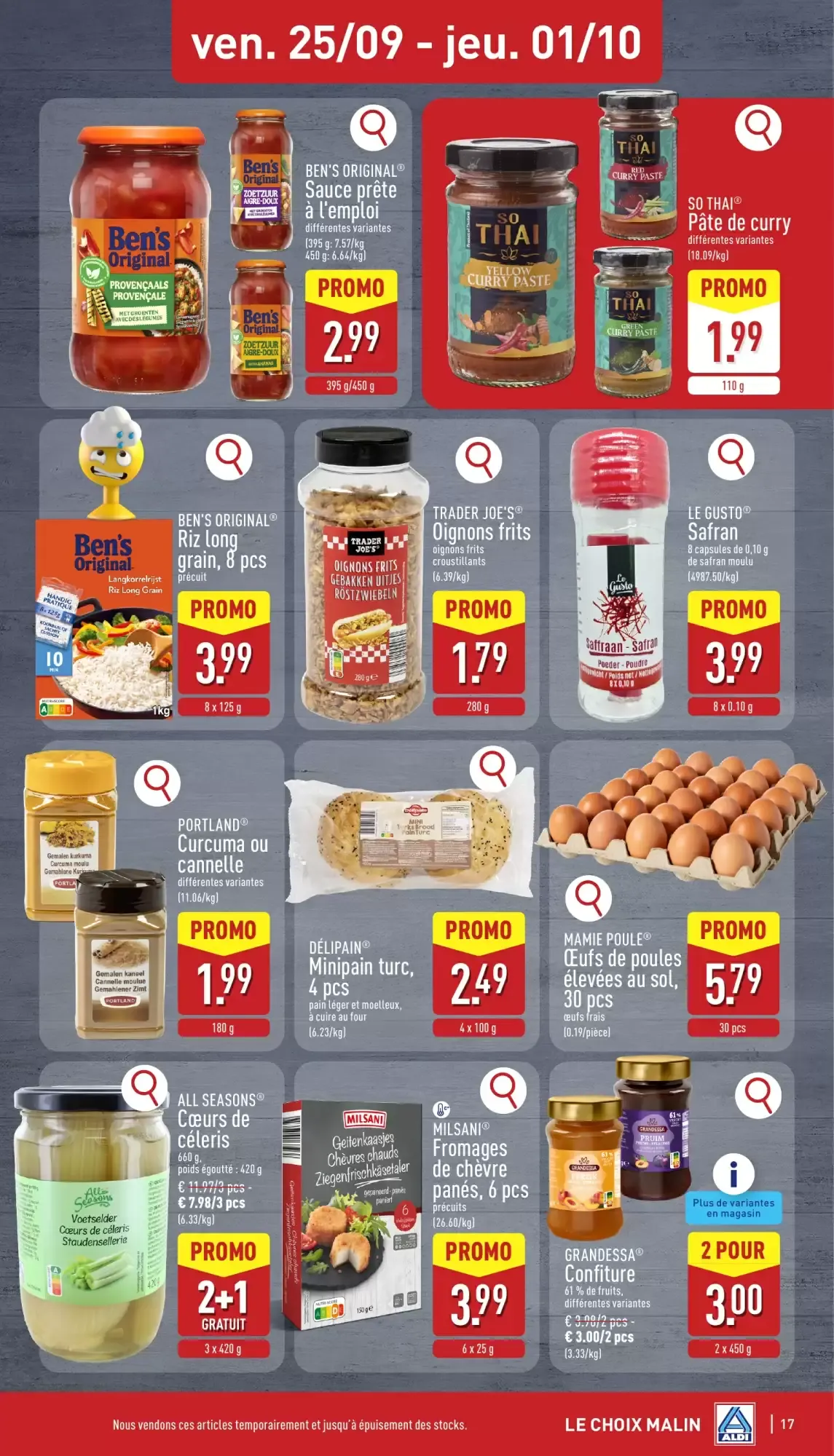 ALDI Dépliant du 21/09 au 26/09 van 21 september tot 26 september 2026 - folder pagina 17