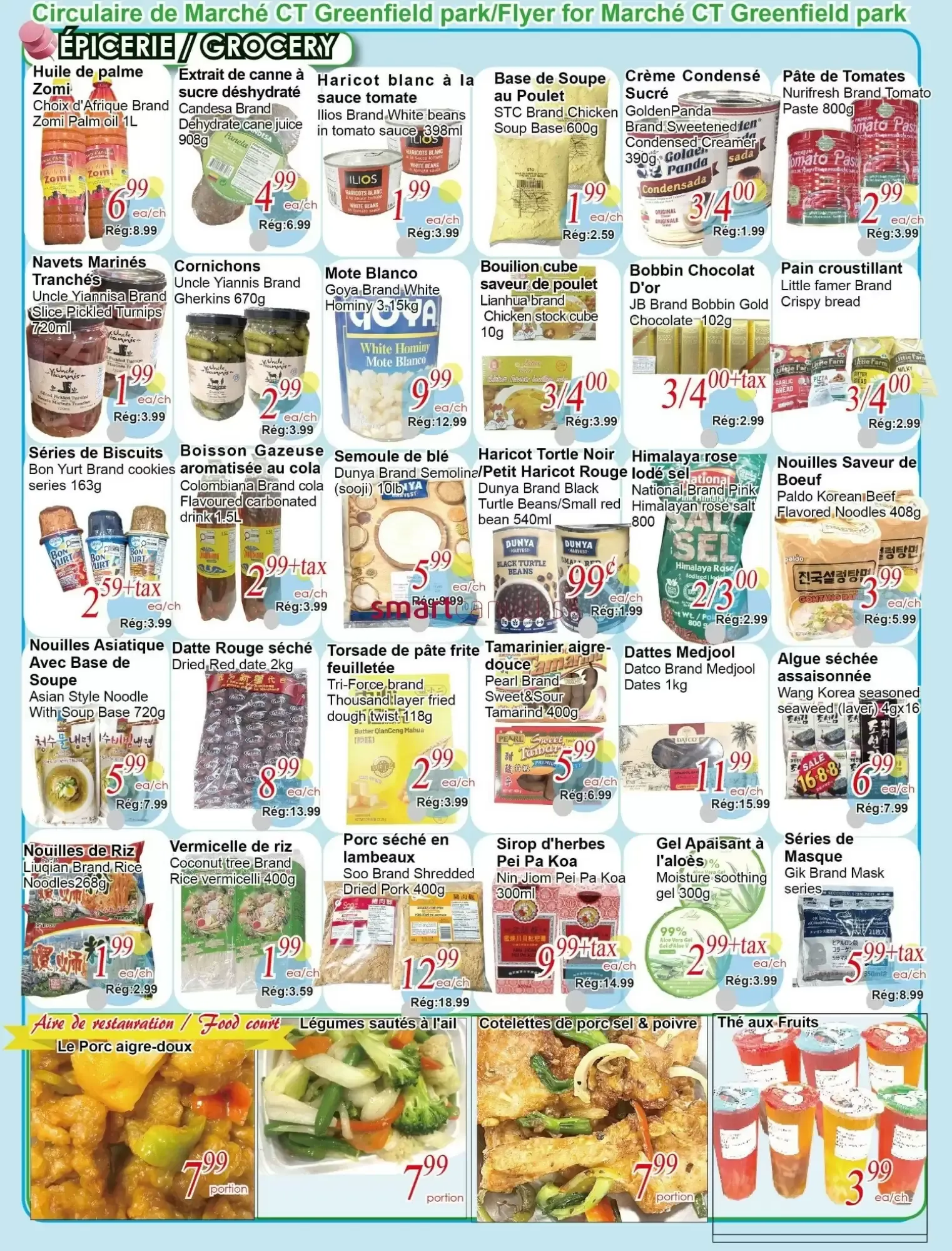 Marché Greenfield Park from July 2 to July 8 2026 - flyer page 3