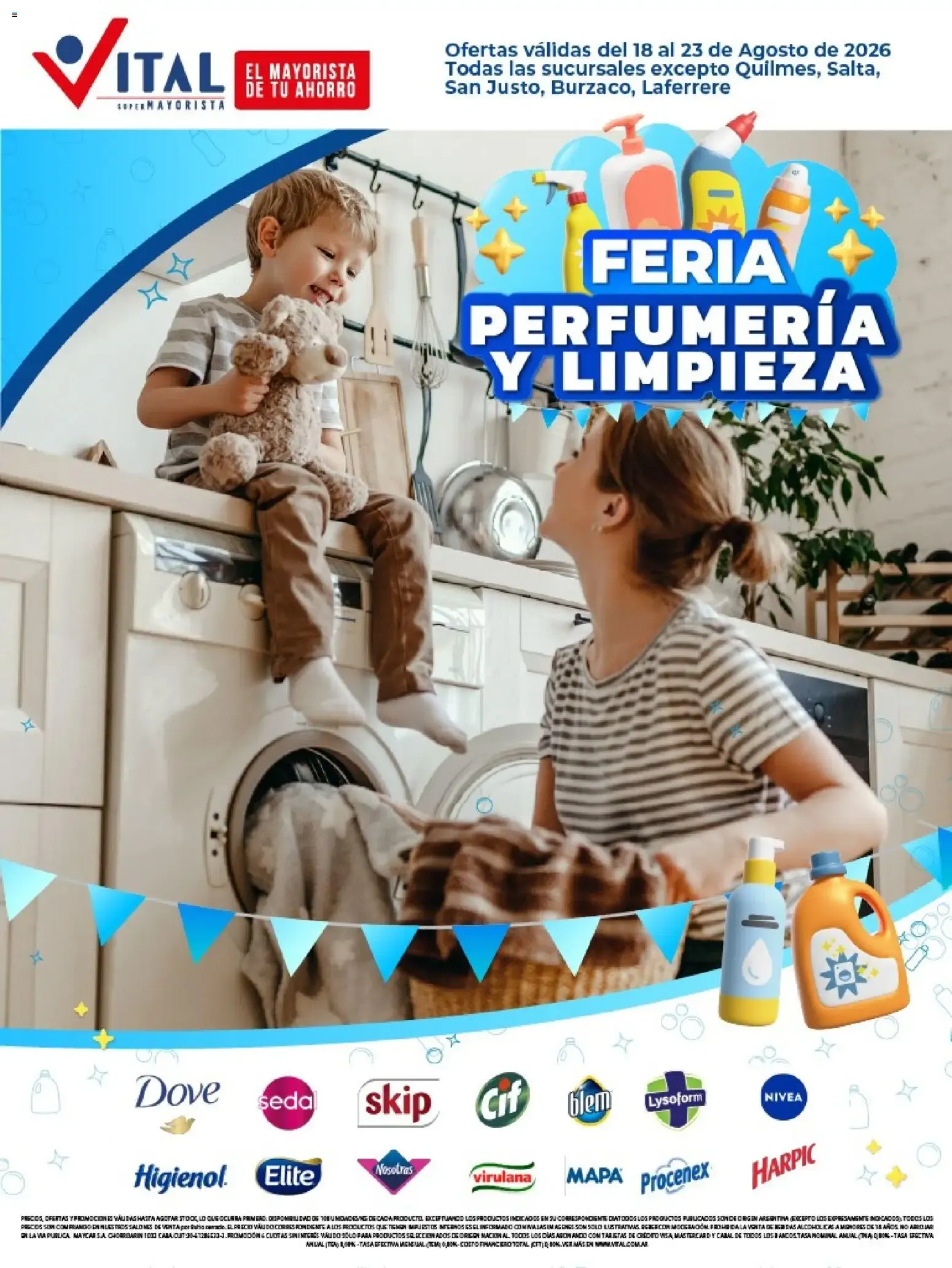 Ofertas de Vital - Feria Perfumería y Limpieza 18 de agosto al 23 de agosto 2026 - Página 1 del catálogo