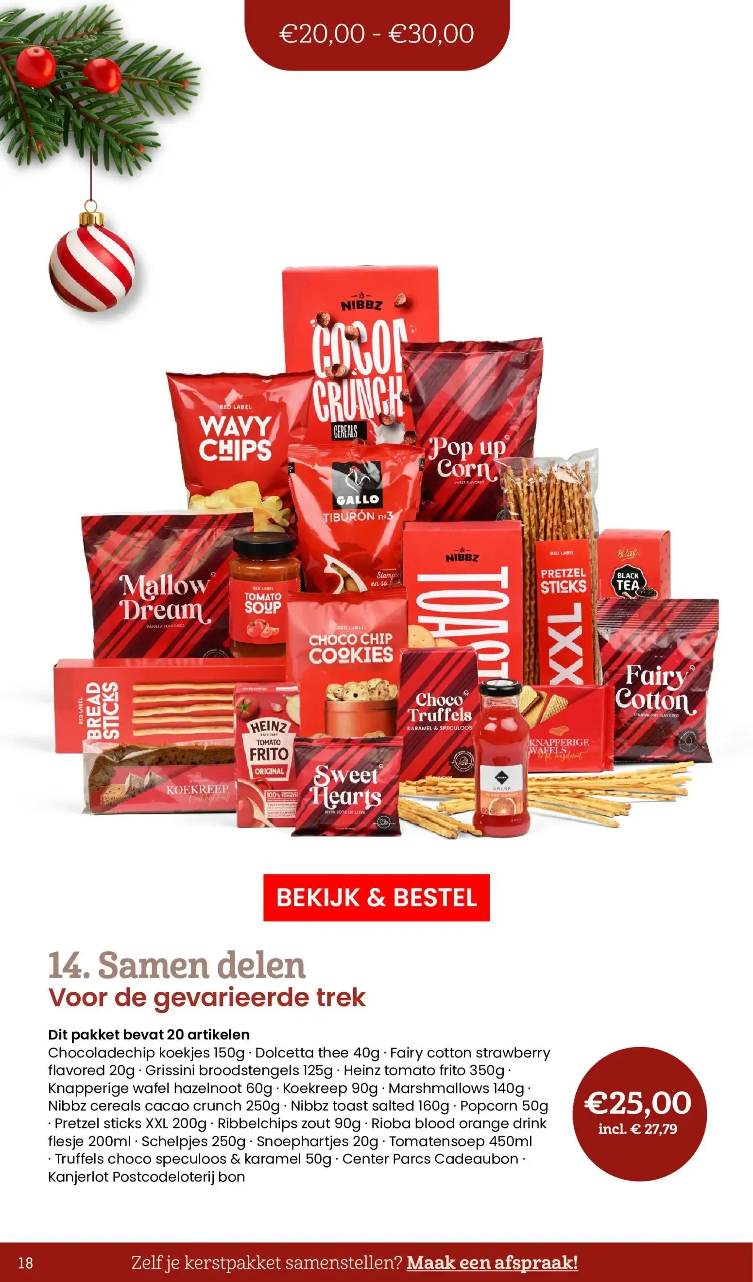 Kerstassortiment 2026 van 20 oktober tot 31 december 2026 - Folder pagina 18