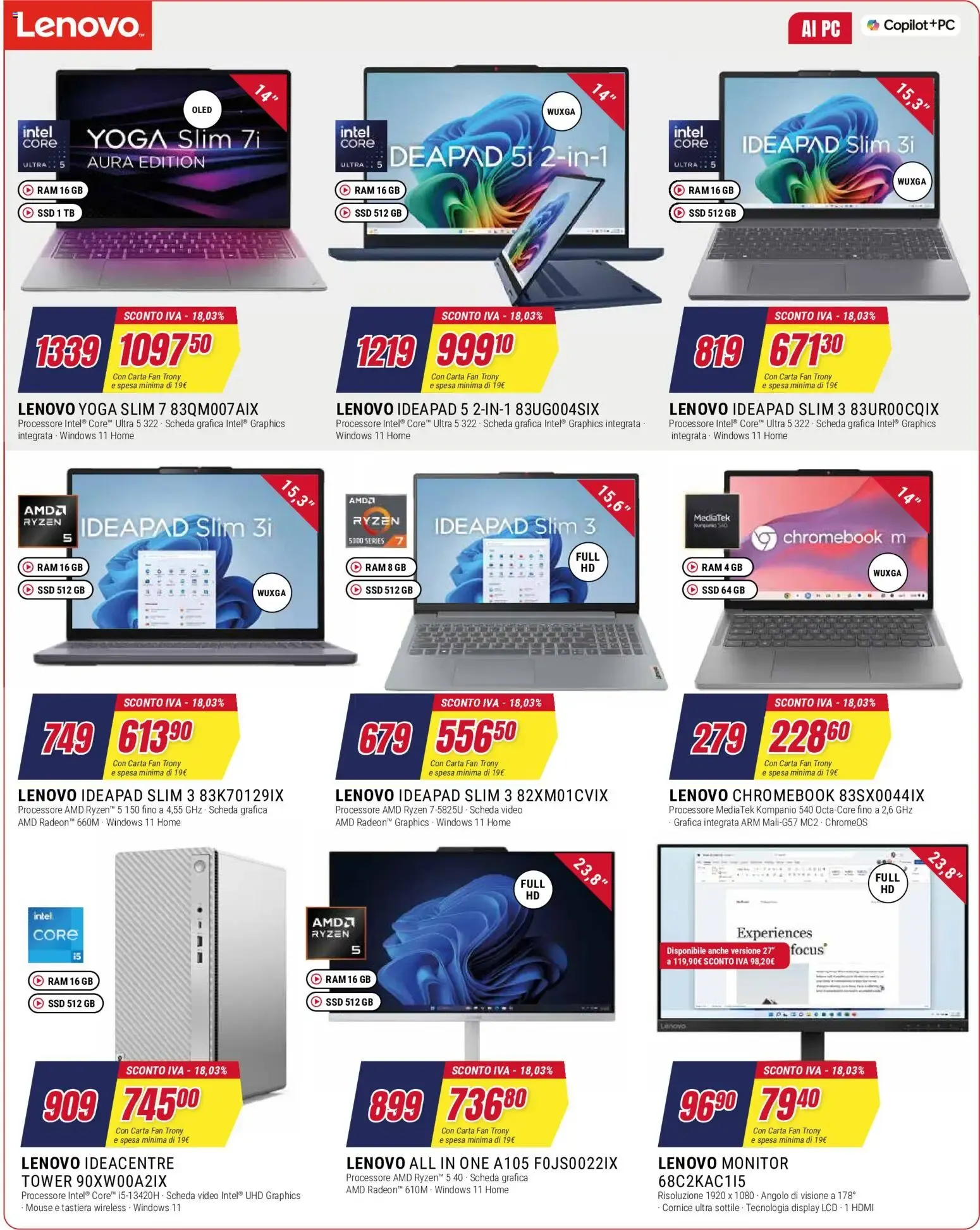 Trony - SCONTO IVA - Dall'1 al 15 ottobre da 1 ottobre a 15 ottobre di 2026 - Pagina del volantino 27